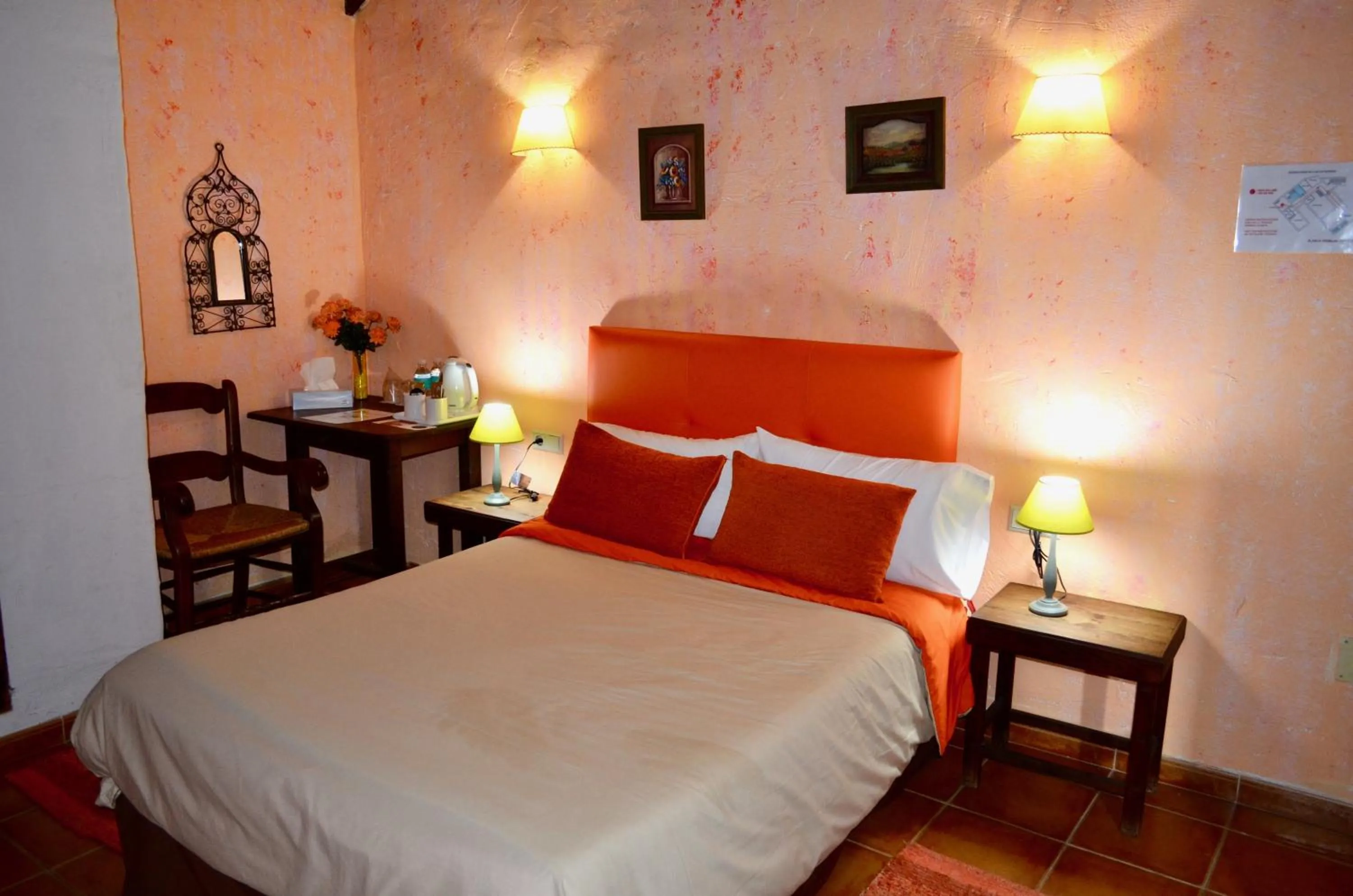 Bed in Hotel Restaurante Bandolero