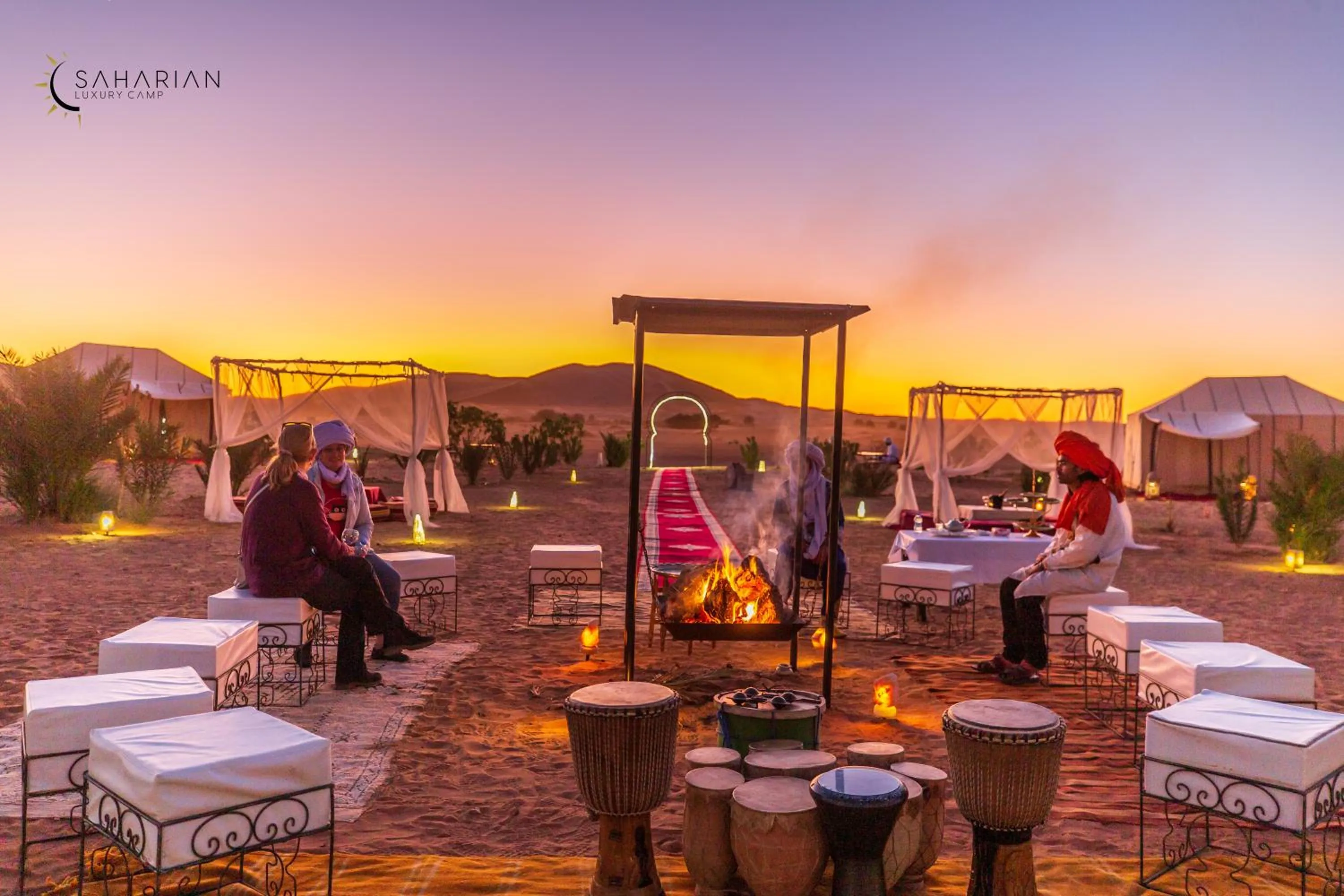 Property building in Merzouga Luxury Camp