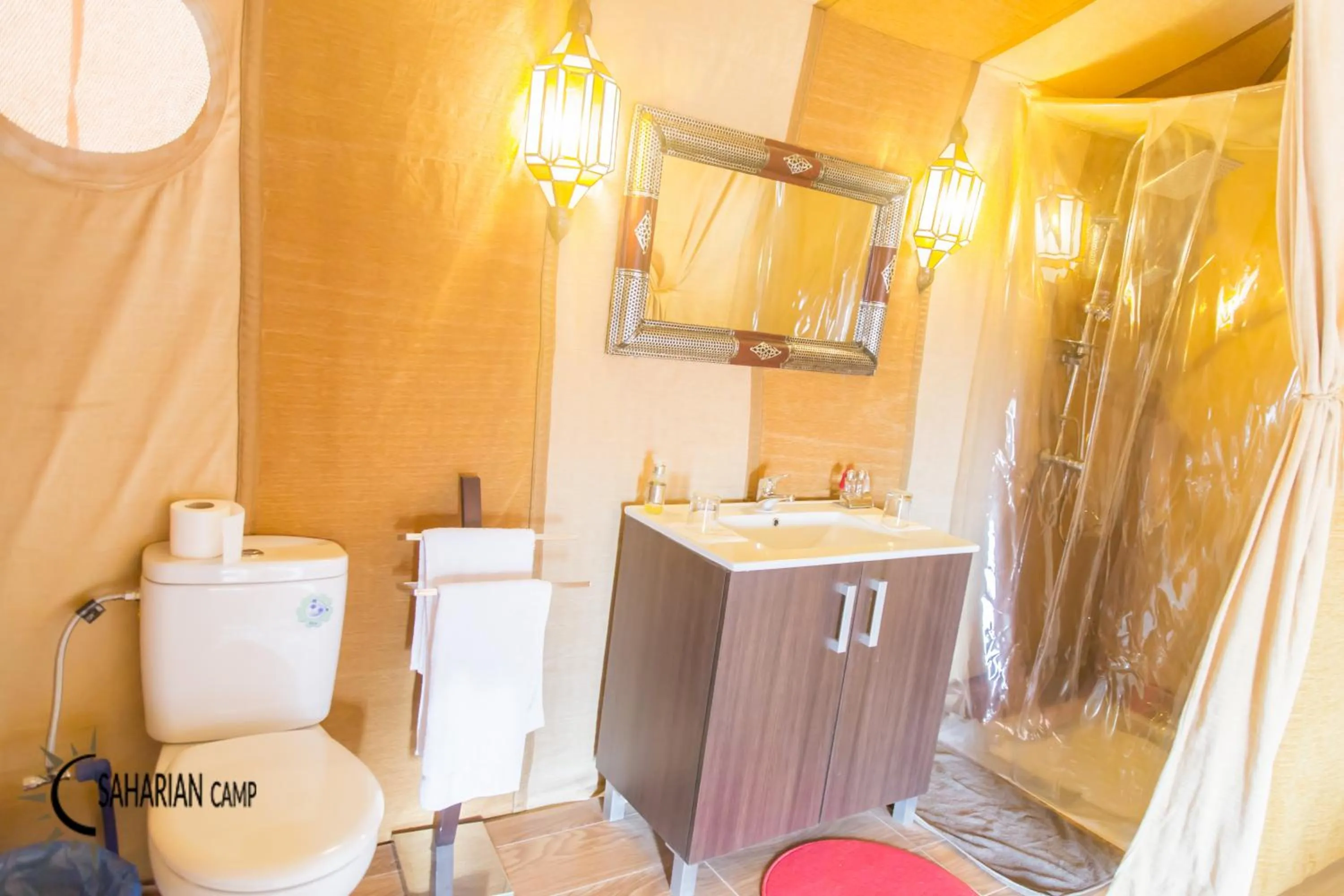 Shower in Merzouga Luxury Camp