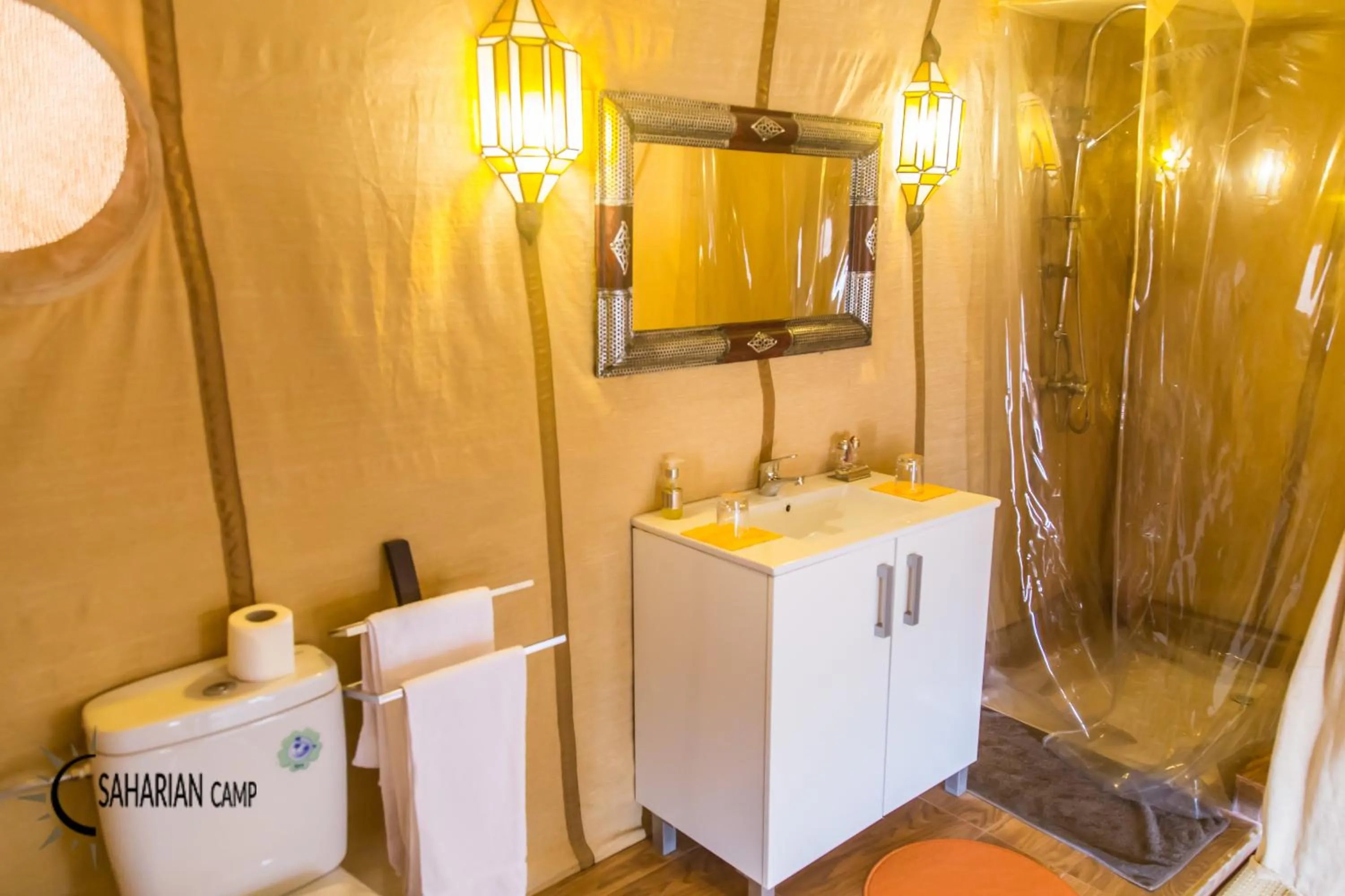 Shower in Merzouga Luxury Camp