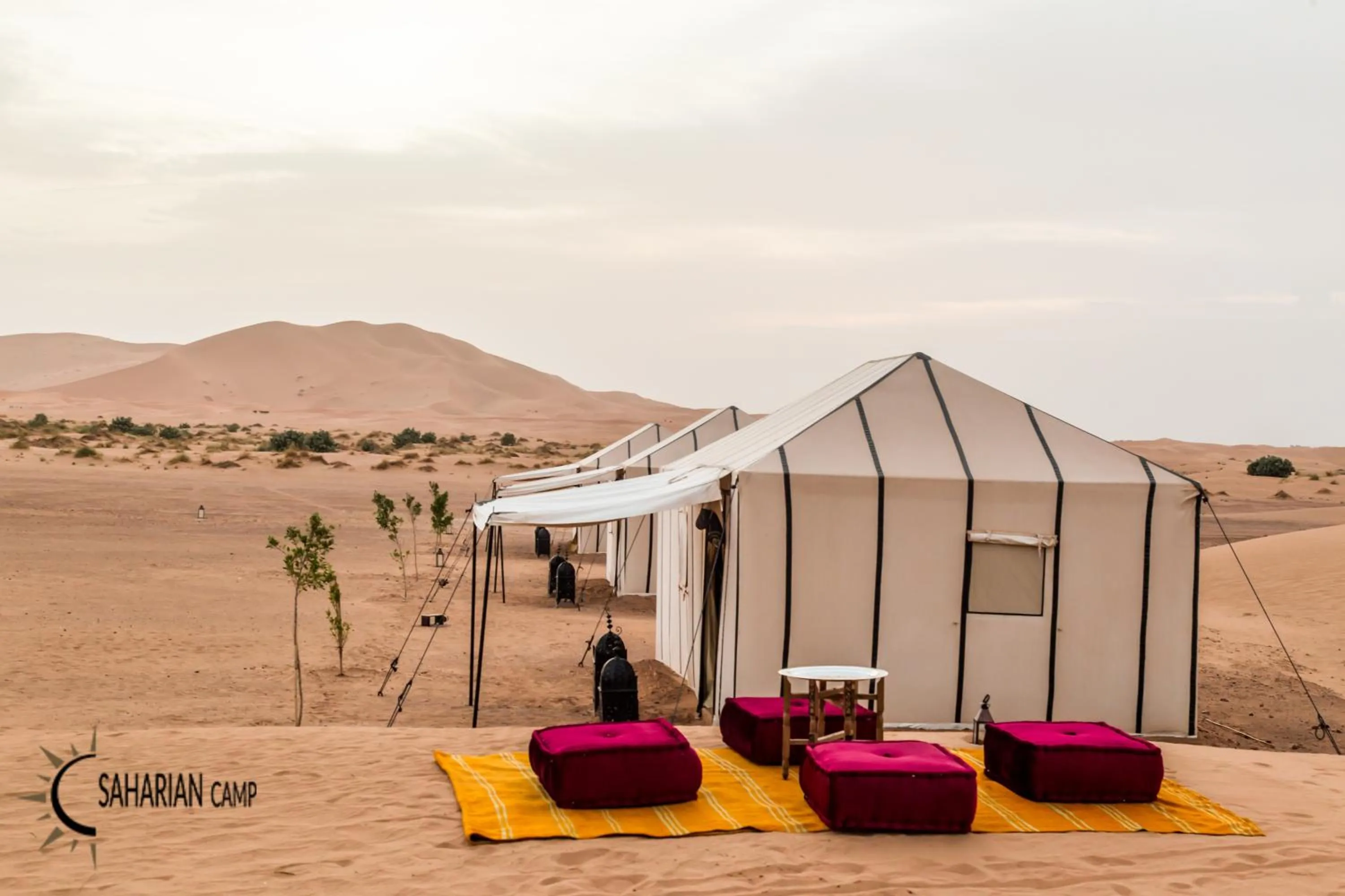 Natural landscape in Merzouga Luxury Camp