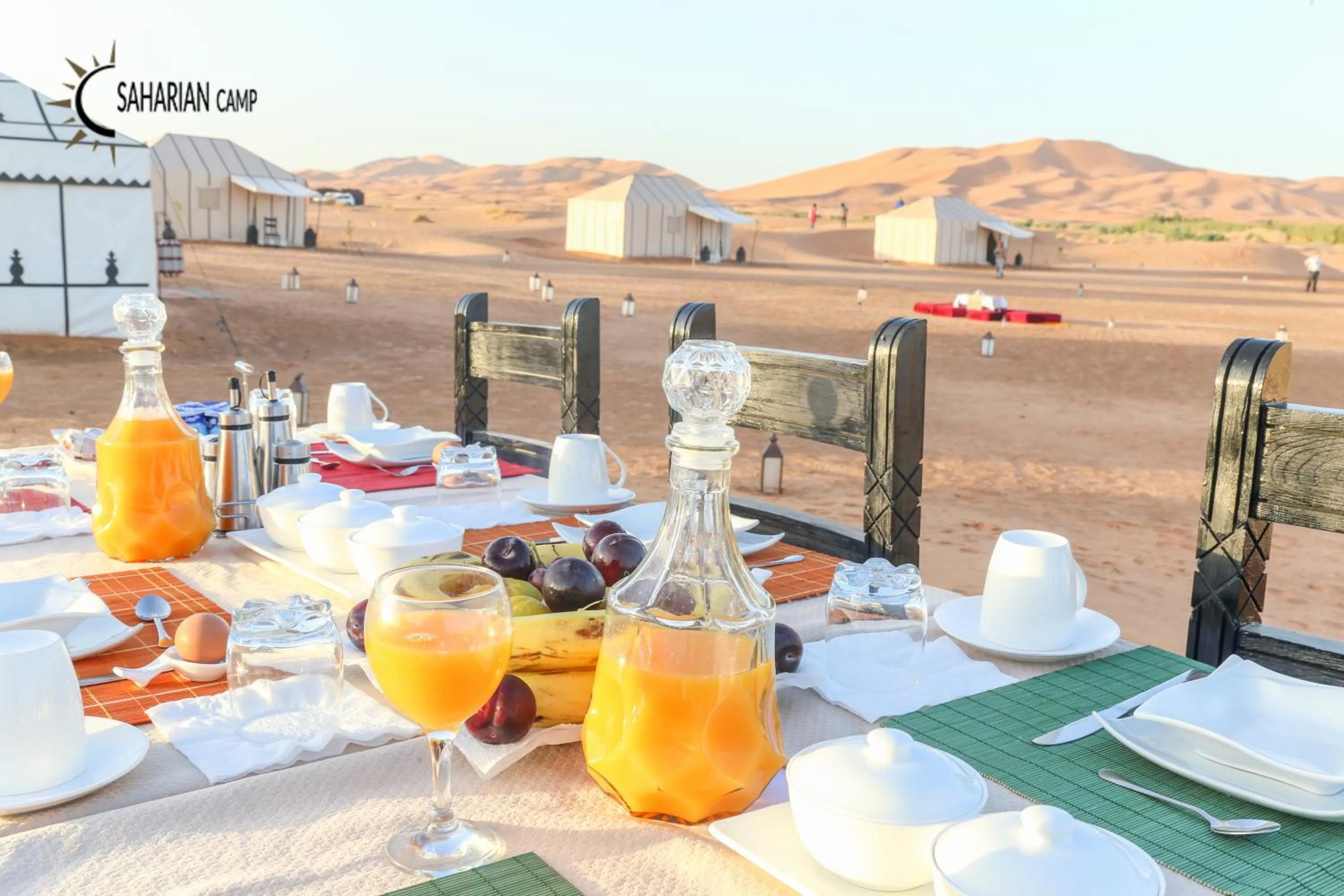 Breakfast in Merzouga Luxury Camp