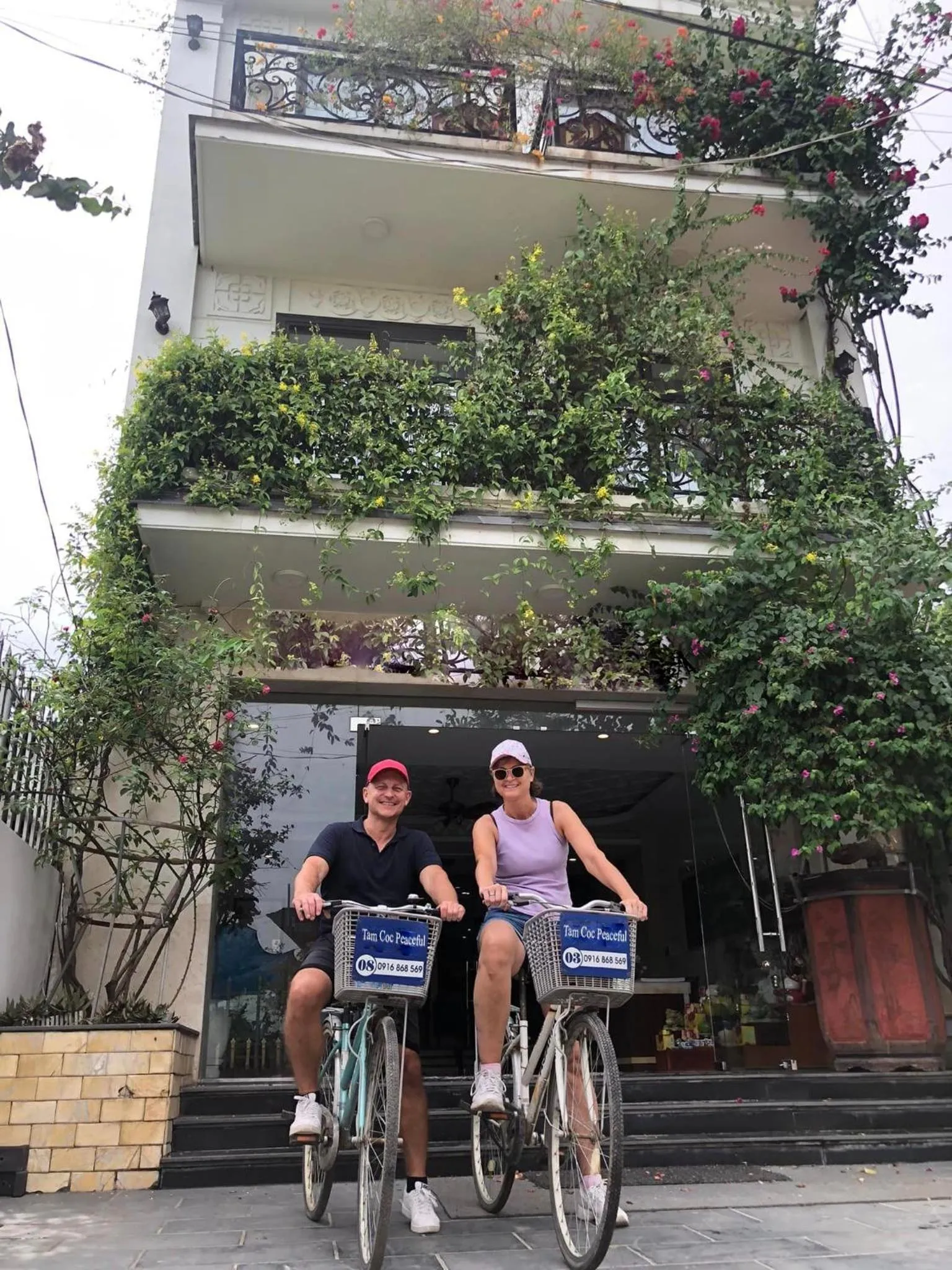 Cycling in Tam Coc Peaceful Hotel