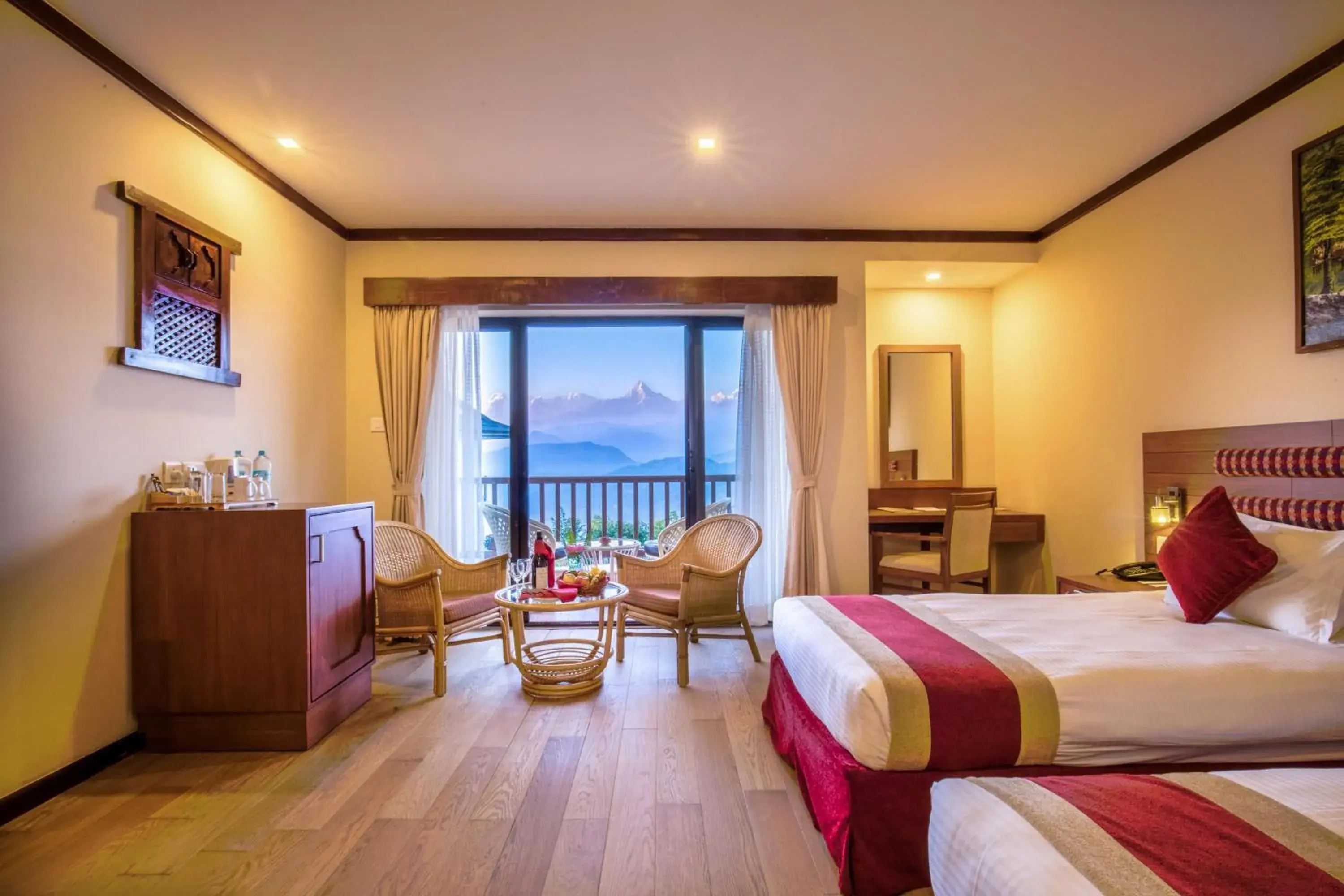 Bed in Rupakot Resort Bed in Rupakot Resort