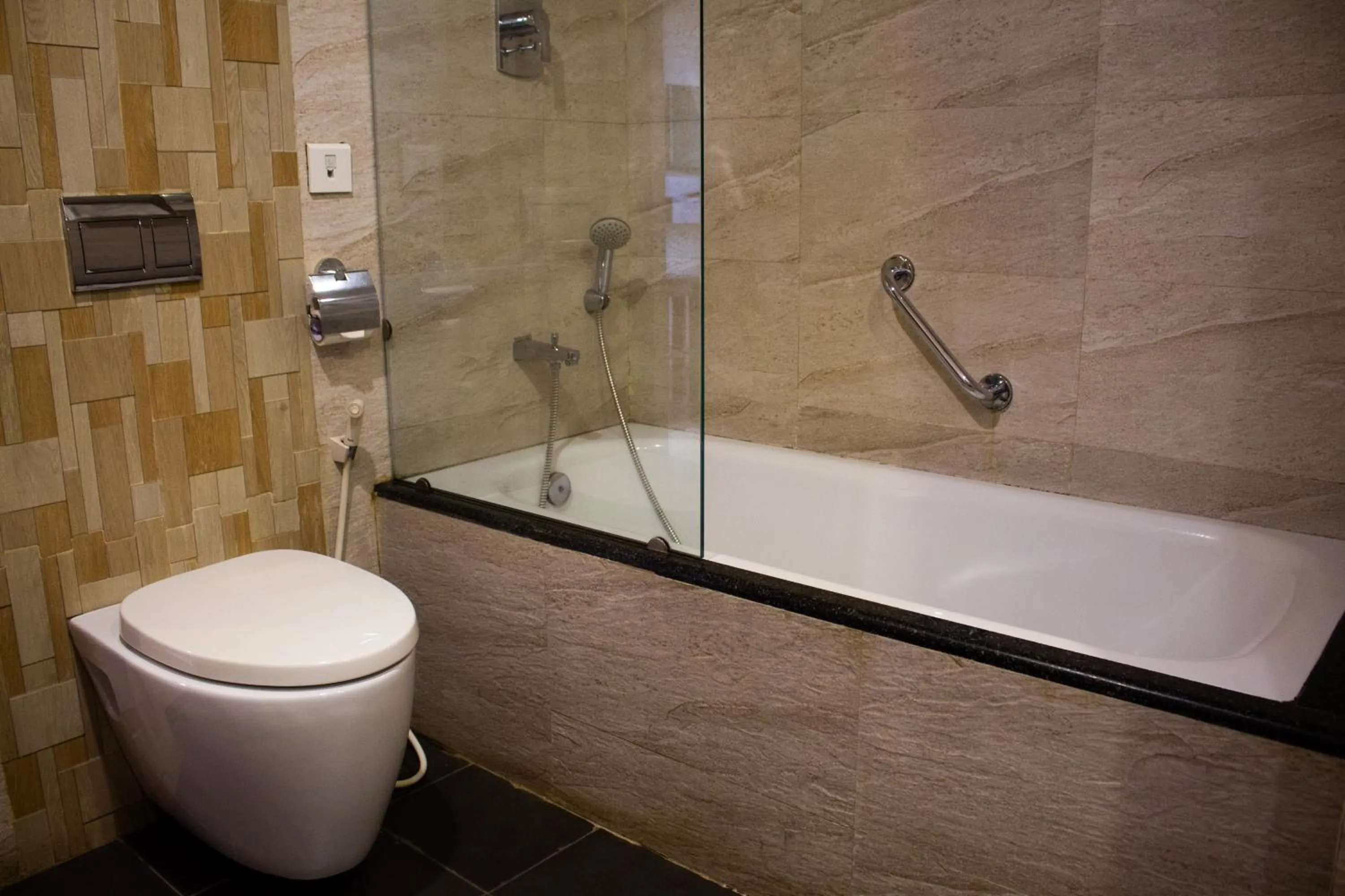 Shower in Rupakot Resort