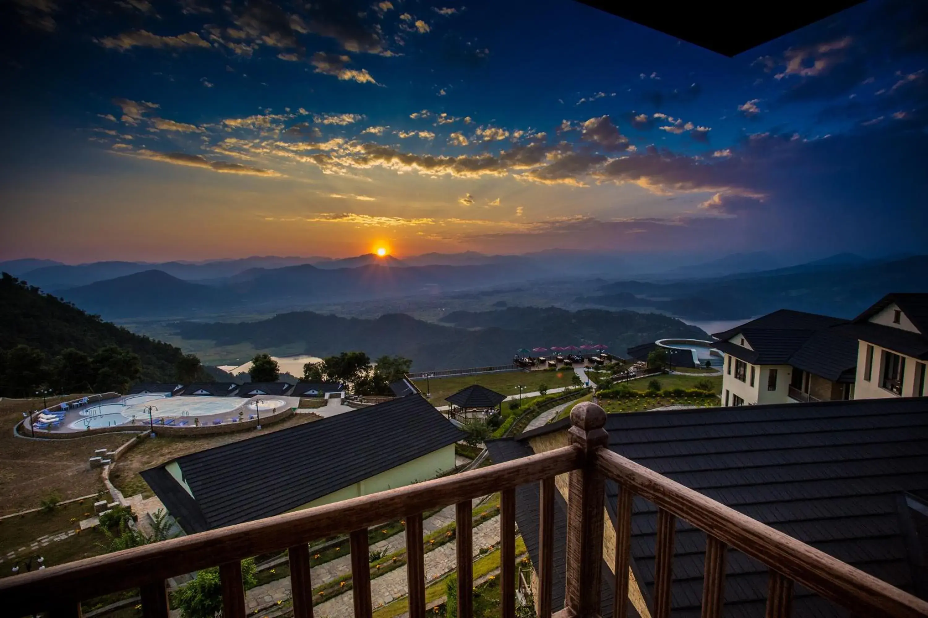 Property building in Rupakot Resort Property building in Rupakot Resort