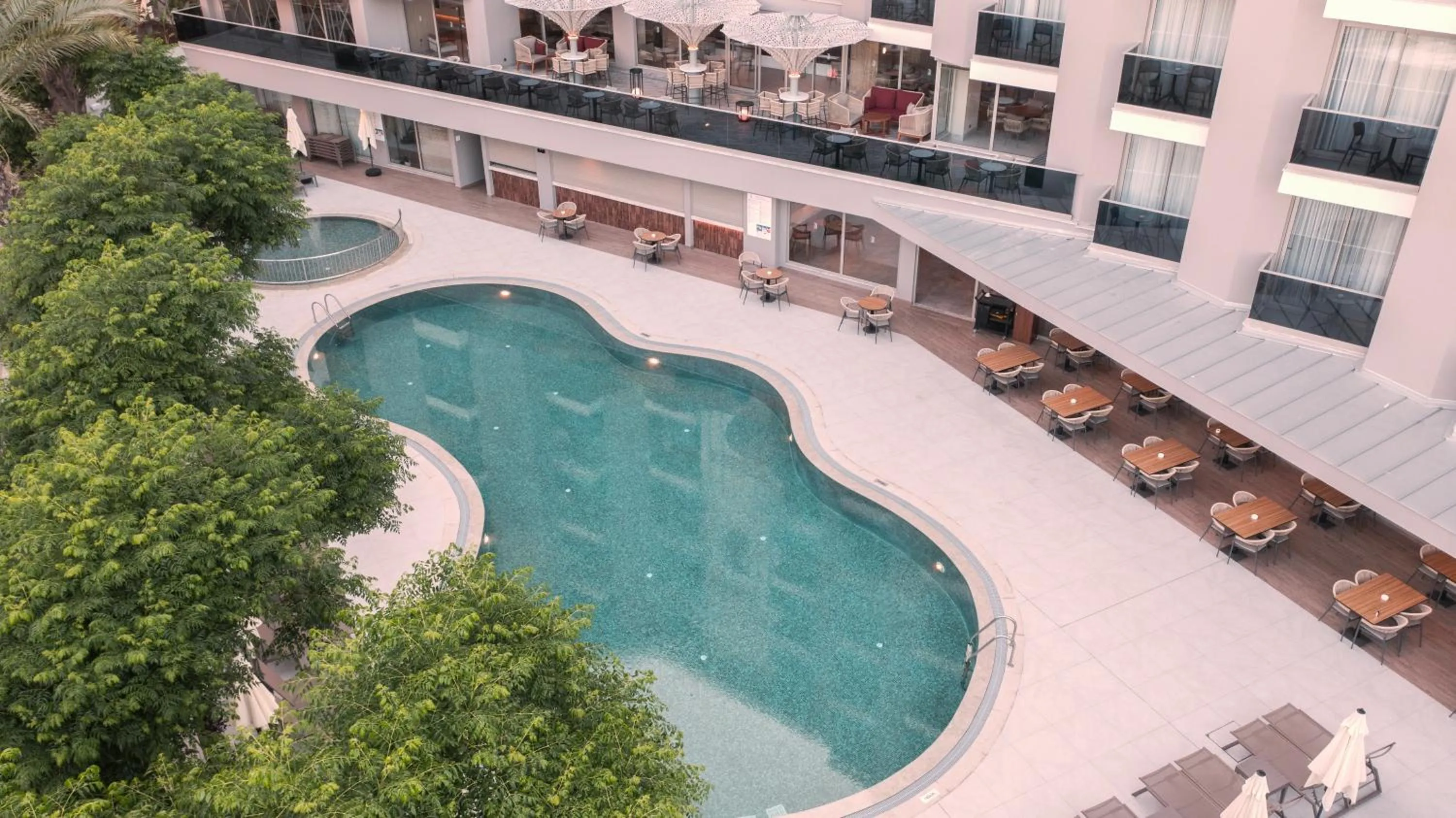 Property building in Kleopatra Dreams Beach Hotel