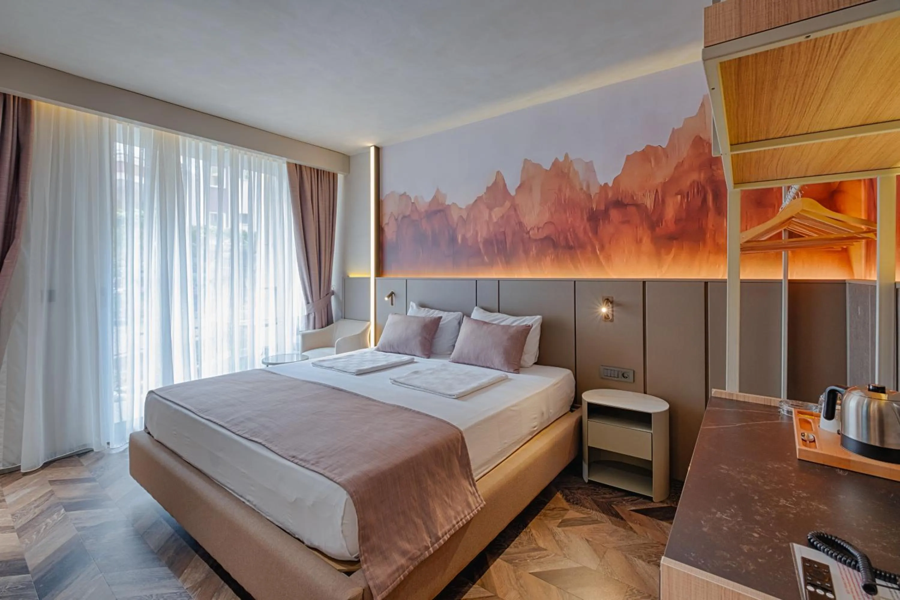 Photo of the whole room, Bed in Kleopatra Dreams Beach Hotel