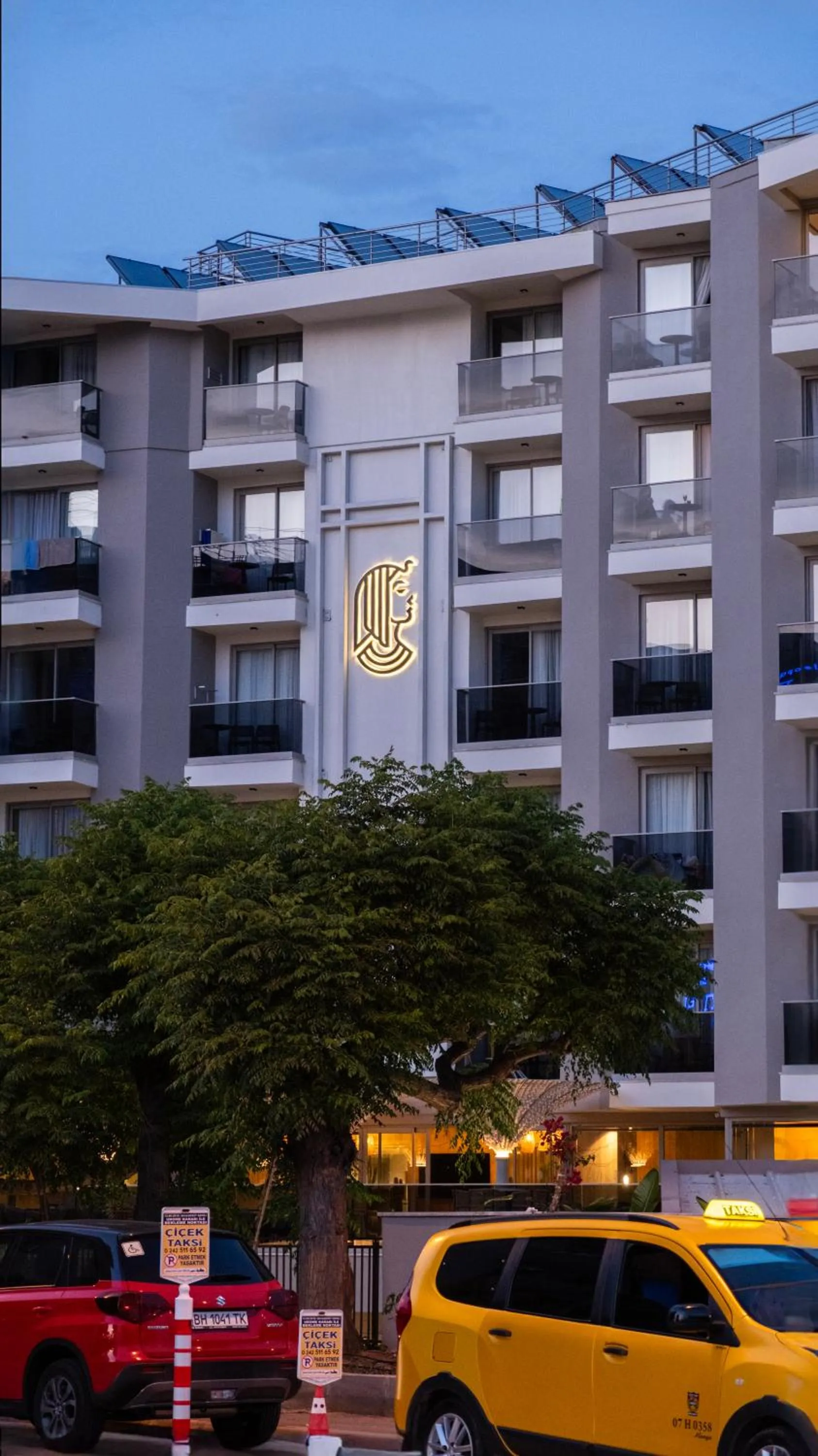 Property building in Kleopatra Dreams Beach Hotel