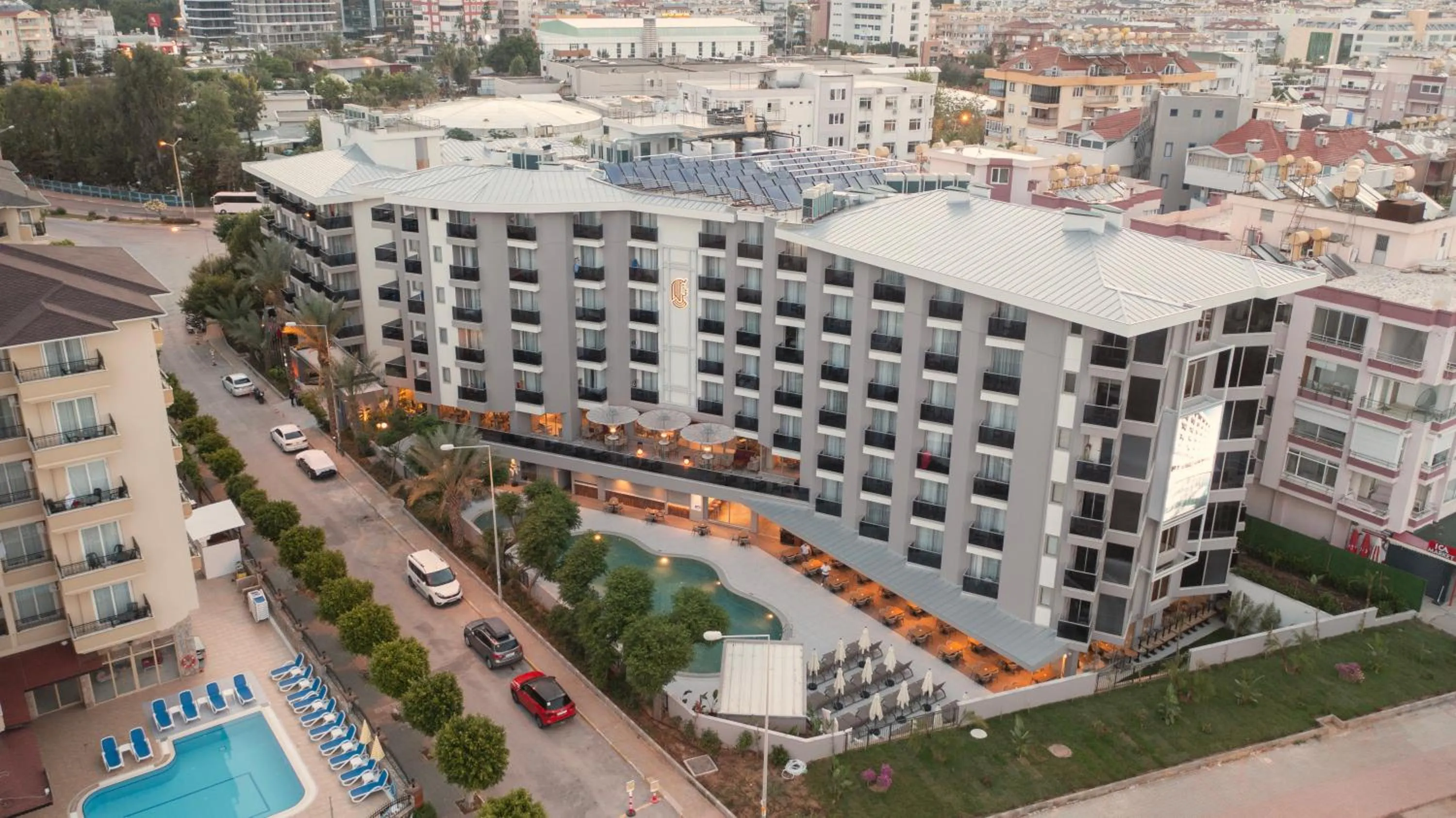 Property building in Kleopatra Dreams Beach Hotel