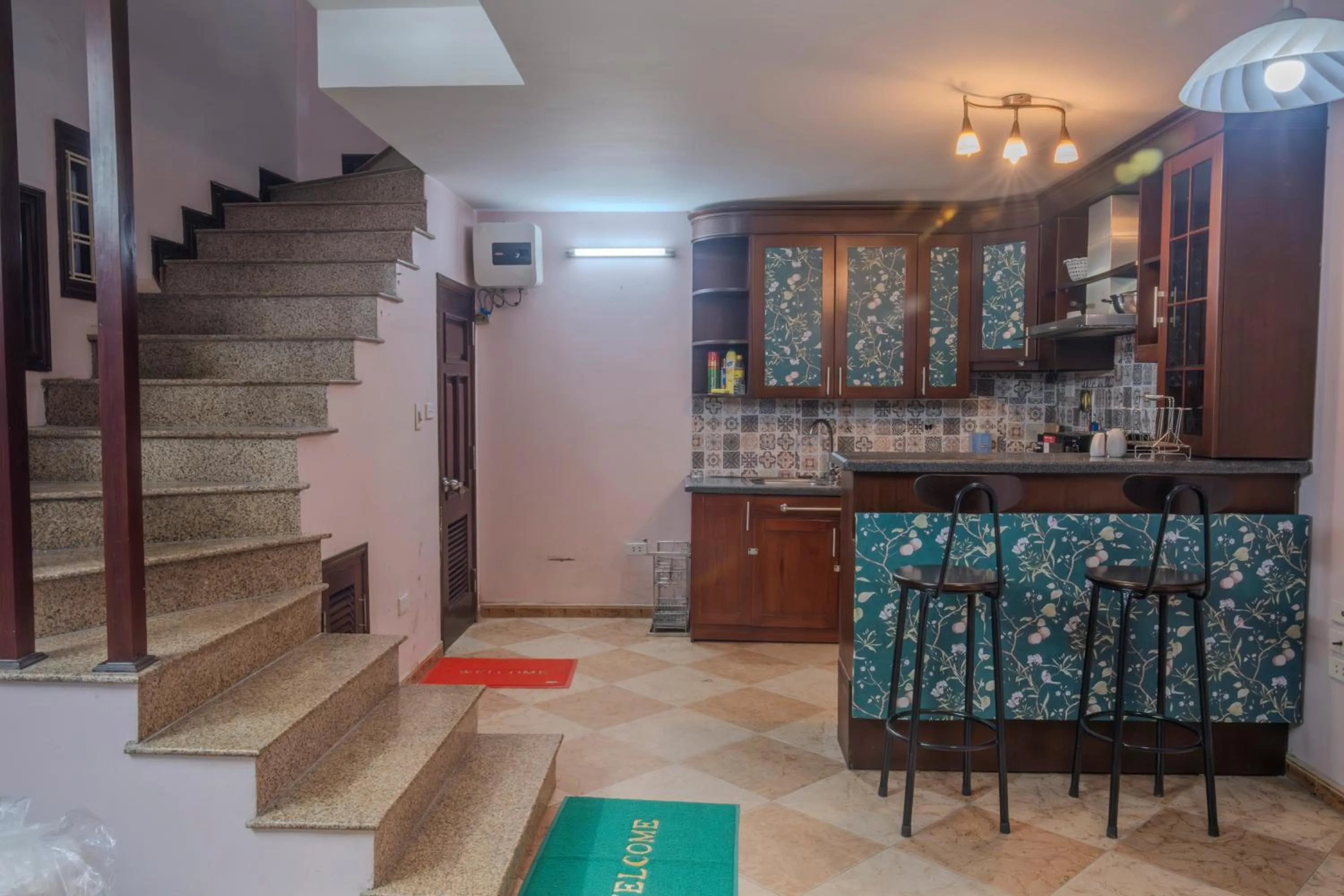 Kitchen or kitchenette in La Sen Westlake Tay Ho Homestay