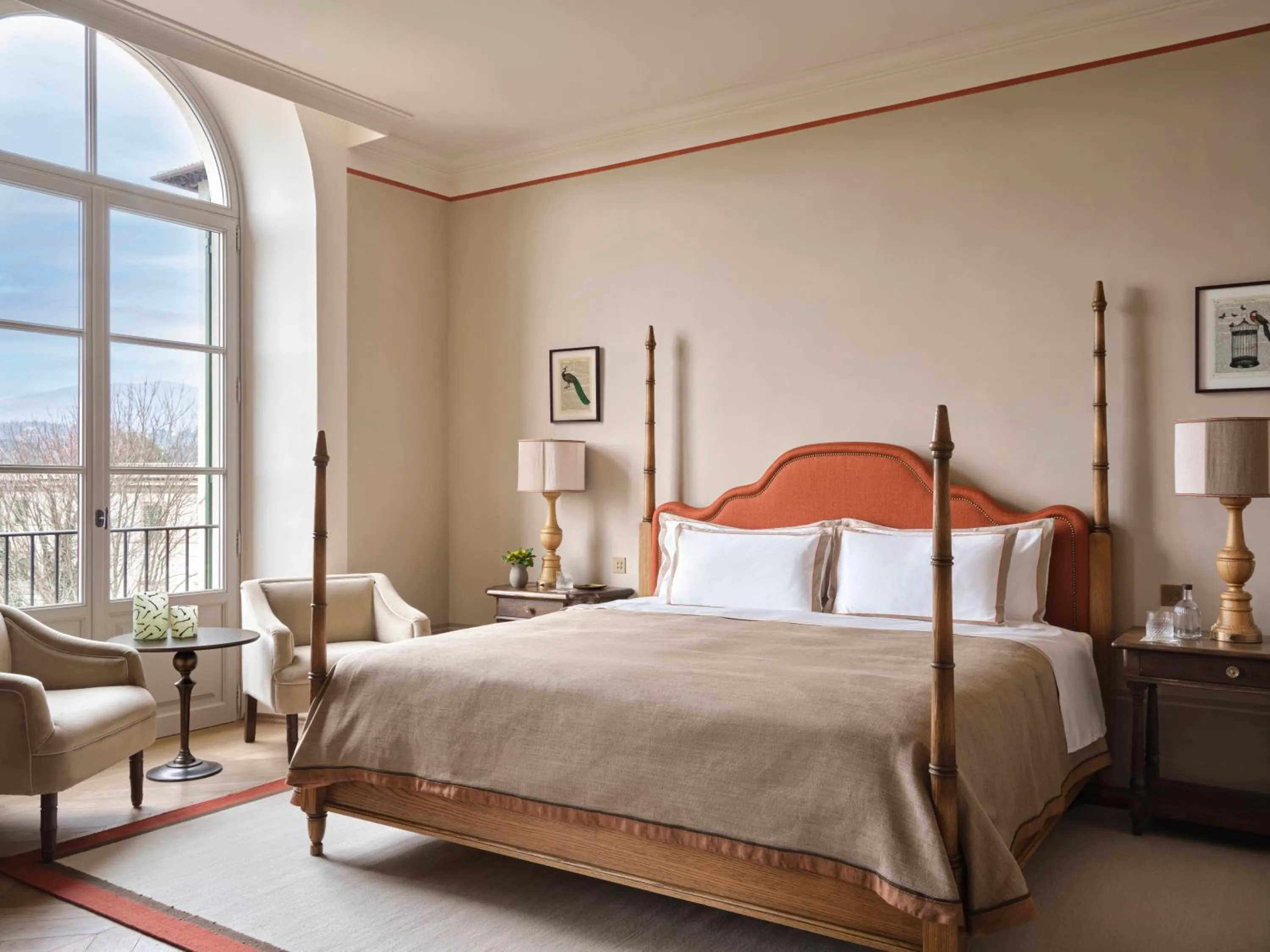 Bedroom, Bed in Collegio alla Querce, Auberge Collection