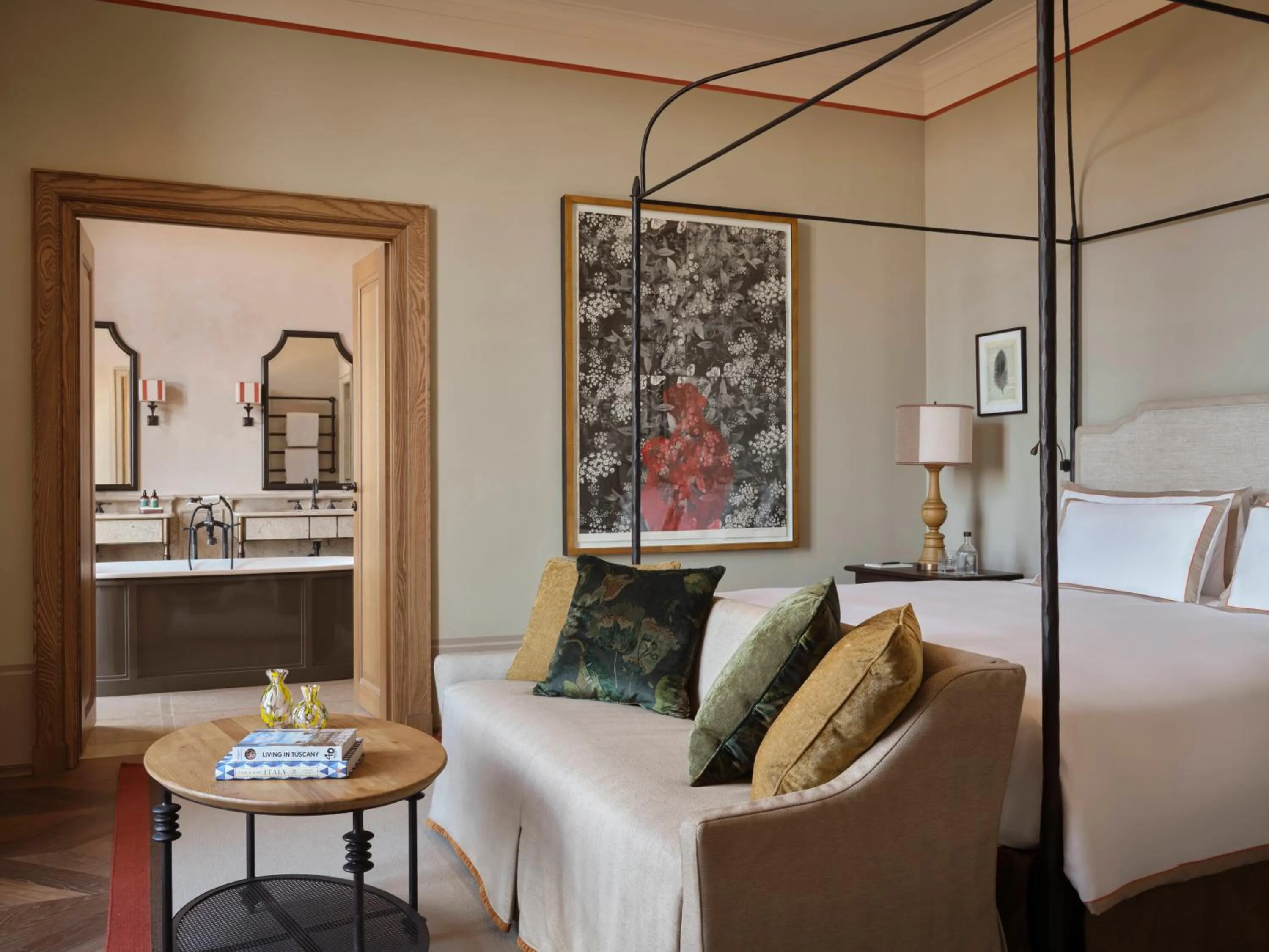 Bedroom, Bed in Collegio alla Querce, Auberge Collection