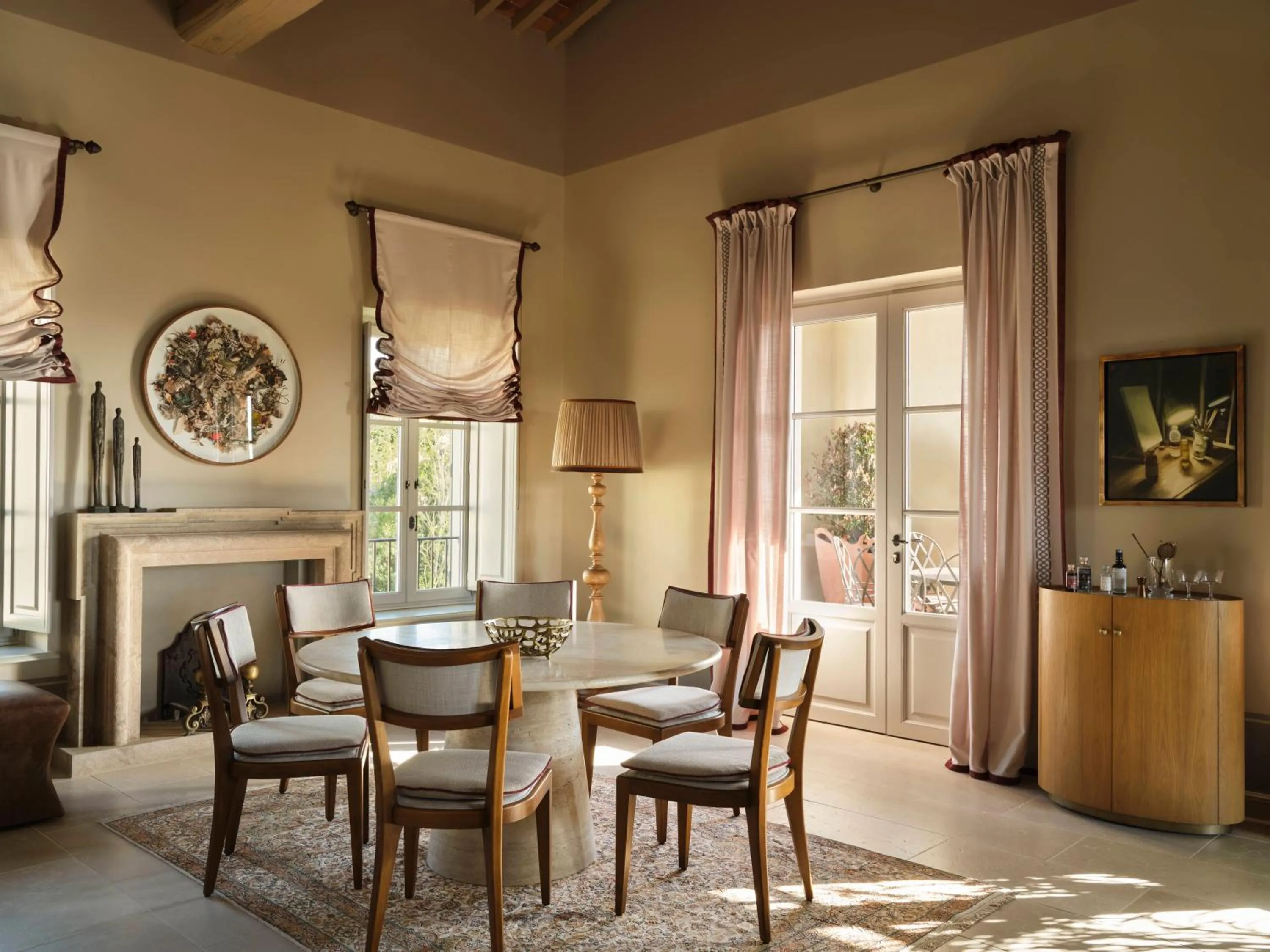 Dining area in Collegio alla Querce, Auberge Collection