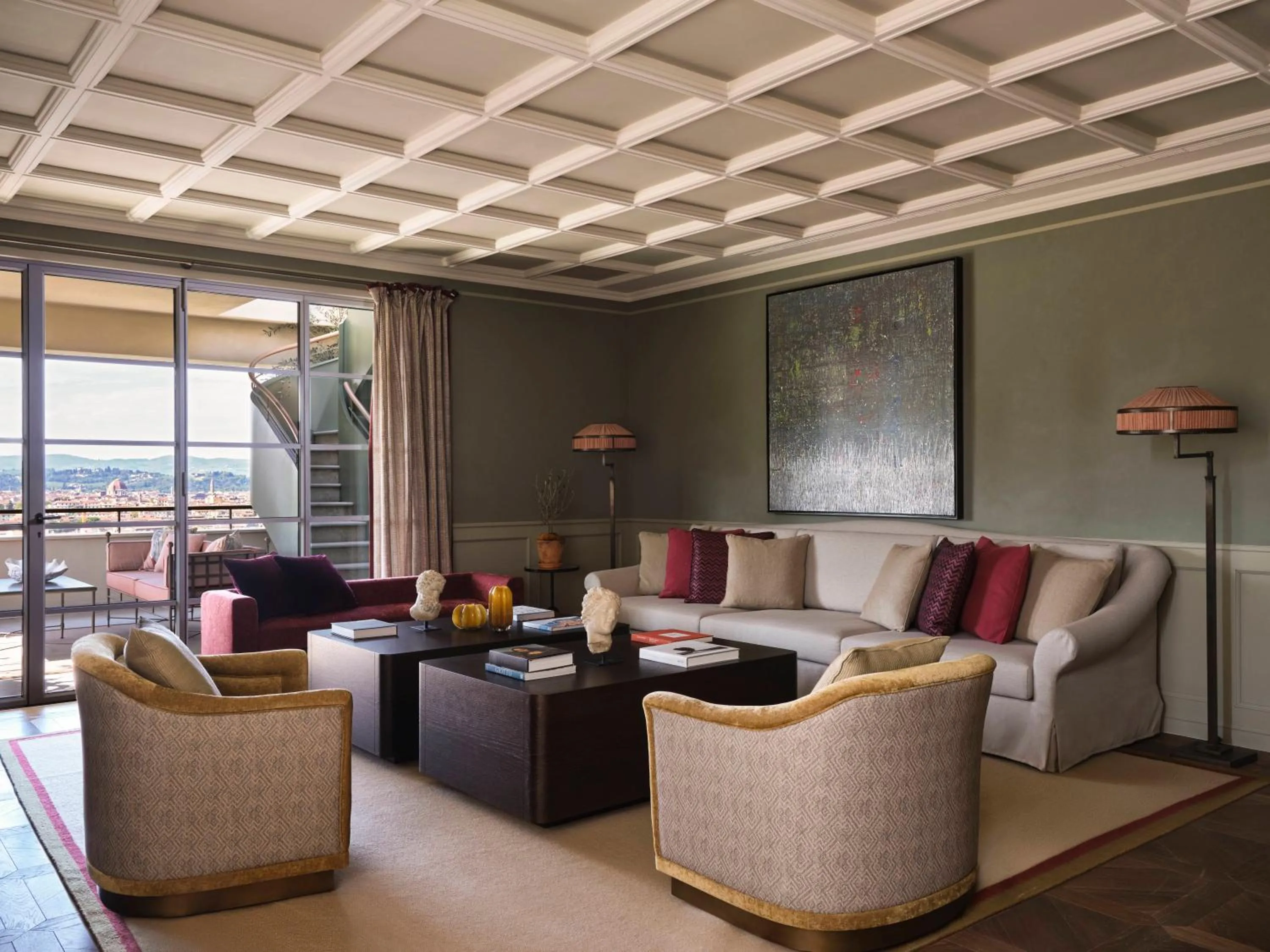 Living room in Collegio alla Querce, Auberge Collection