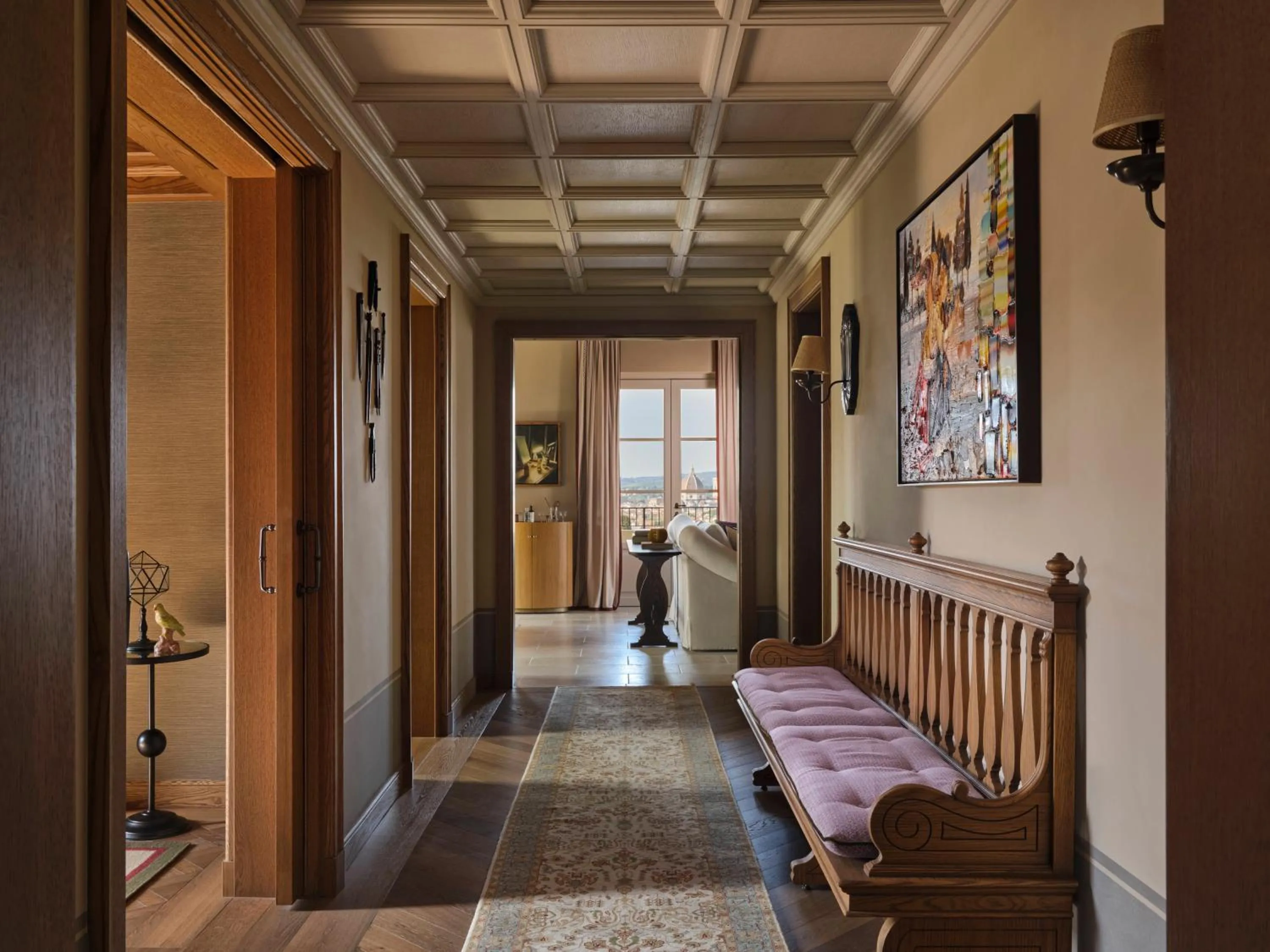 Living room, Bed in Collegio alla Querce, Auberge Collection