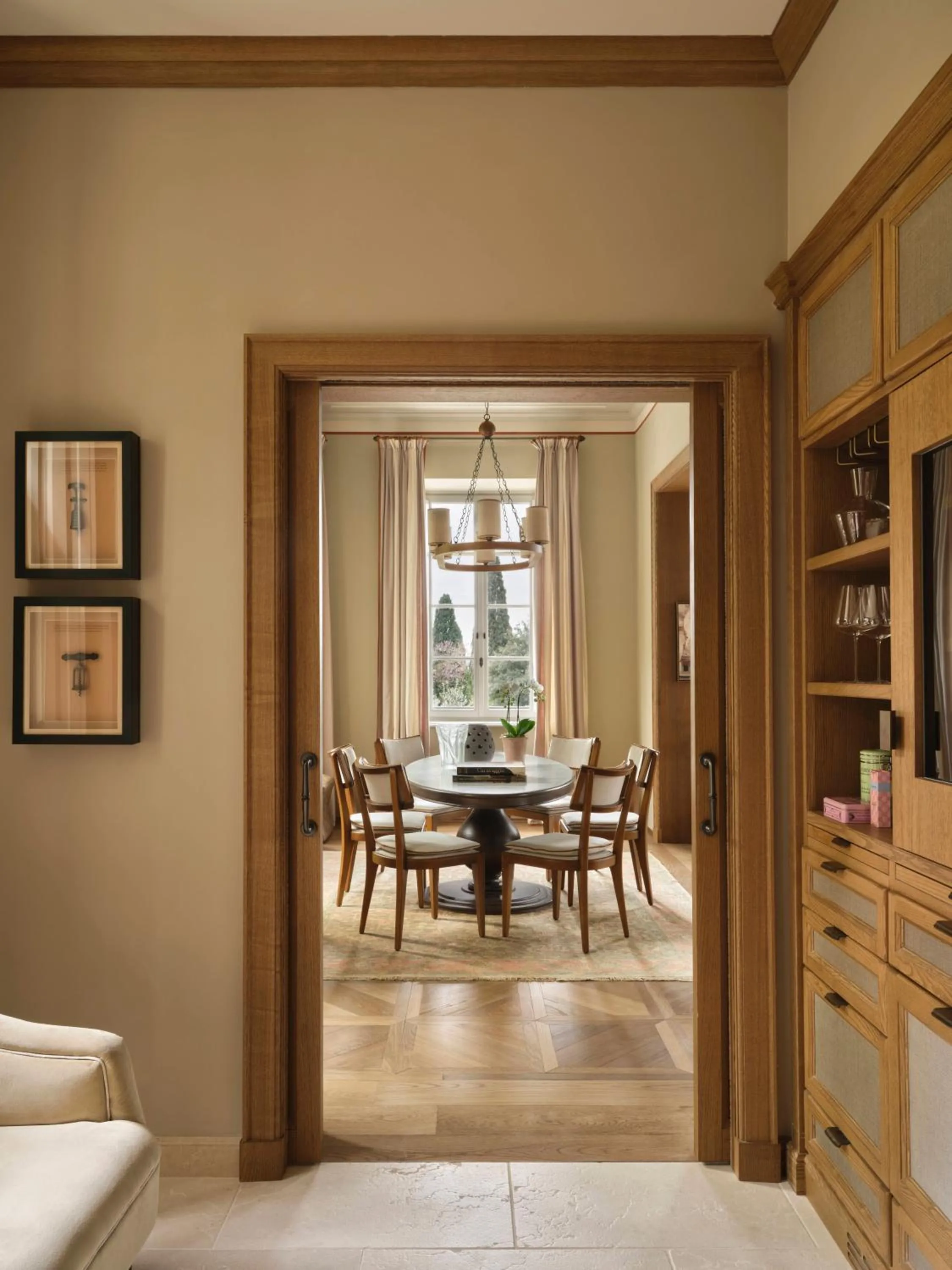 Dining area in Collegio alla Querce, Auberge Collection
