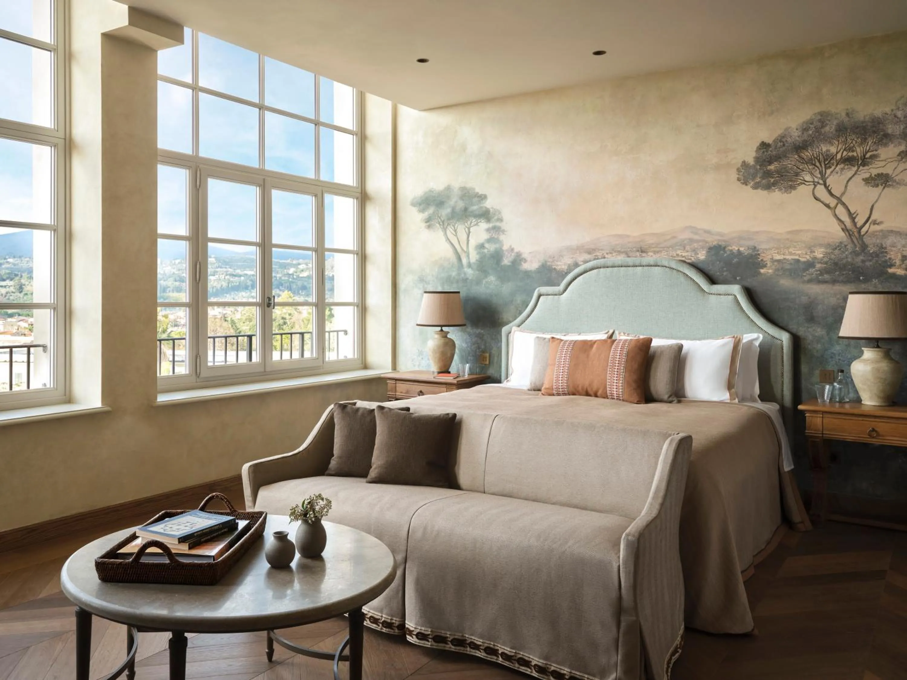 View (from property/room), Bed in Collegio alla Querce, Auberge Collection
