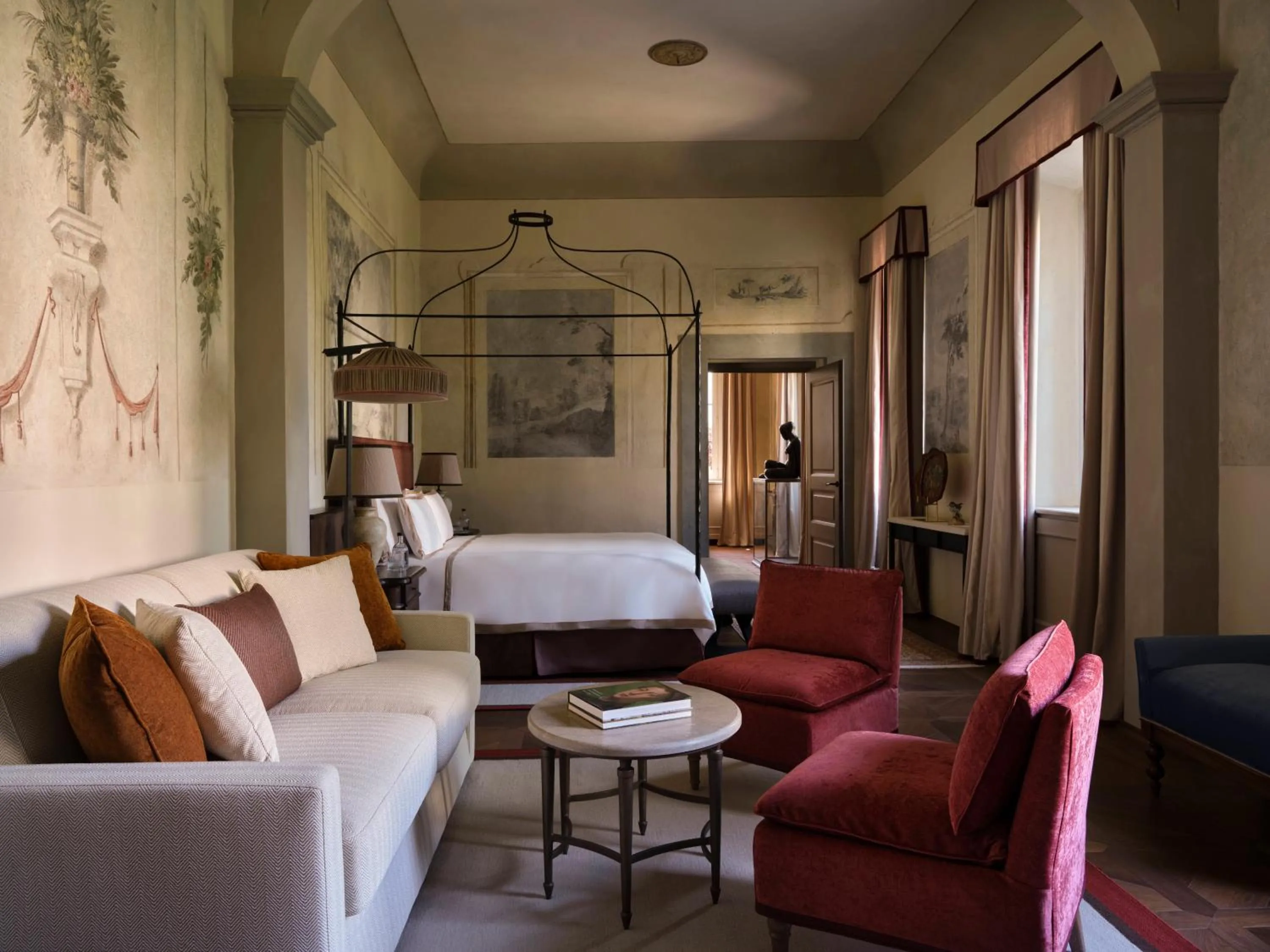 Bedroom, Bed in Collegio alla Querce, Auberge Collection