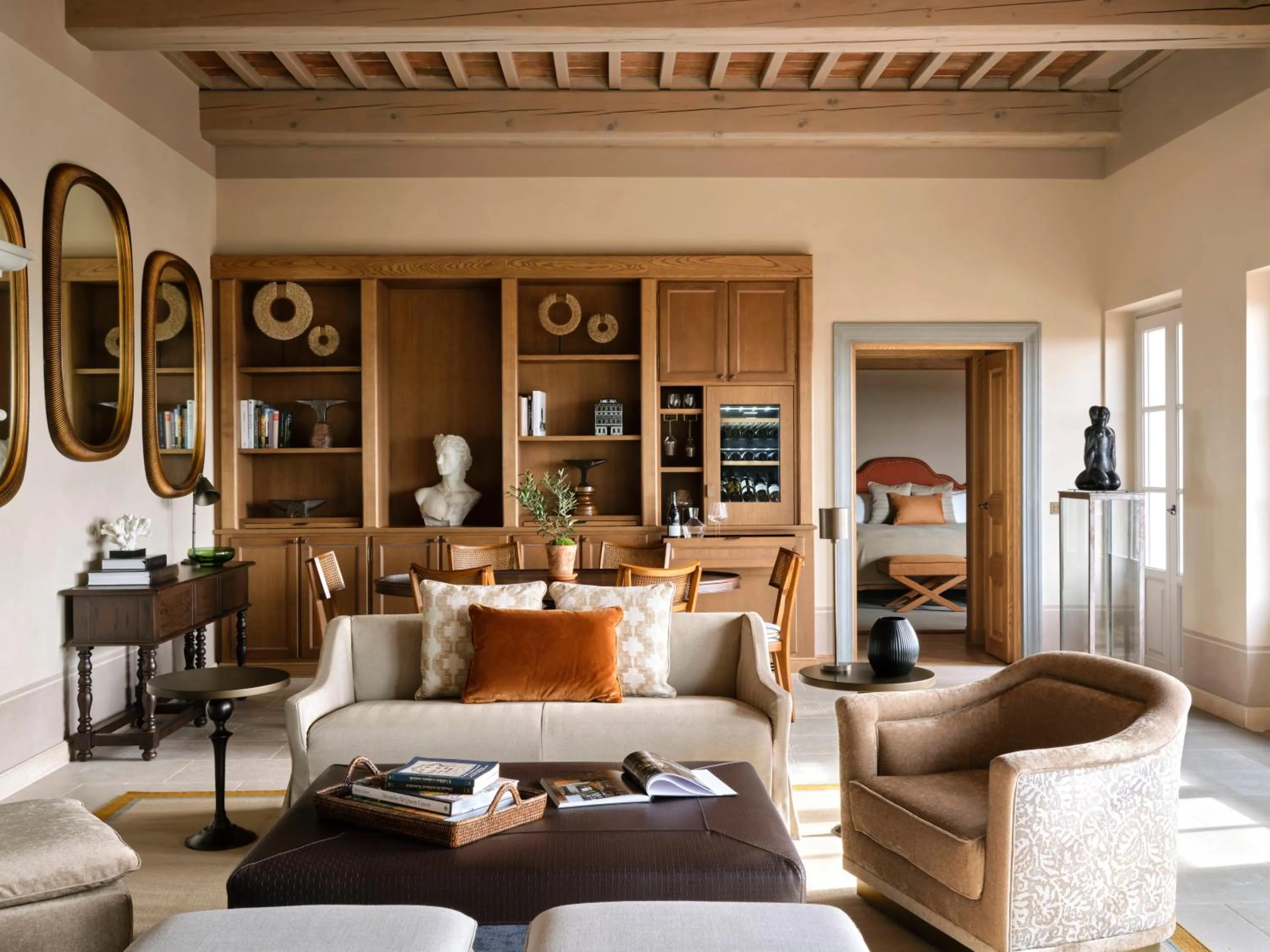 Living room in Collegio alla Querce, Auberge Collection