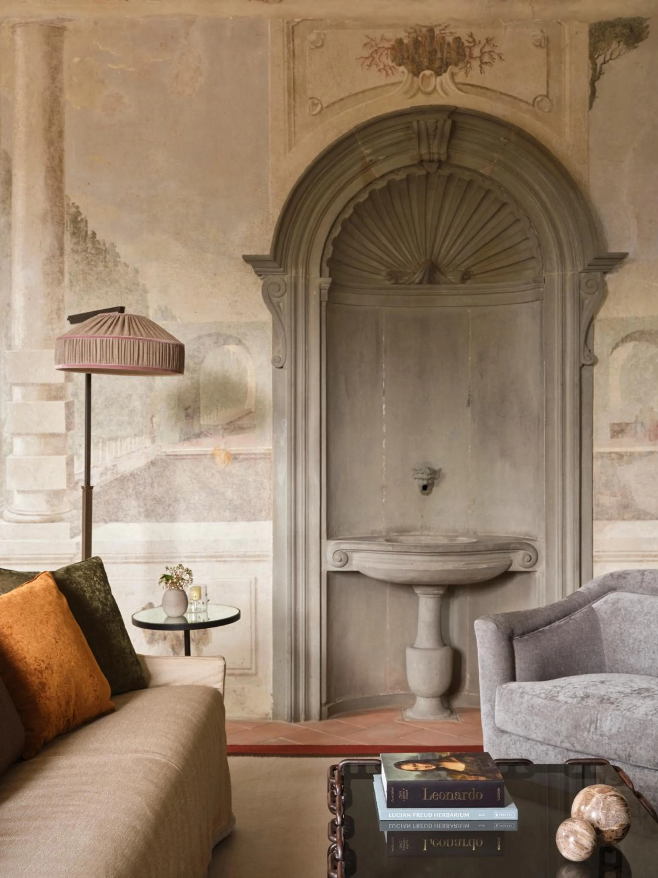 Living room in Collegio alla Querce, Auberge Collection