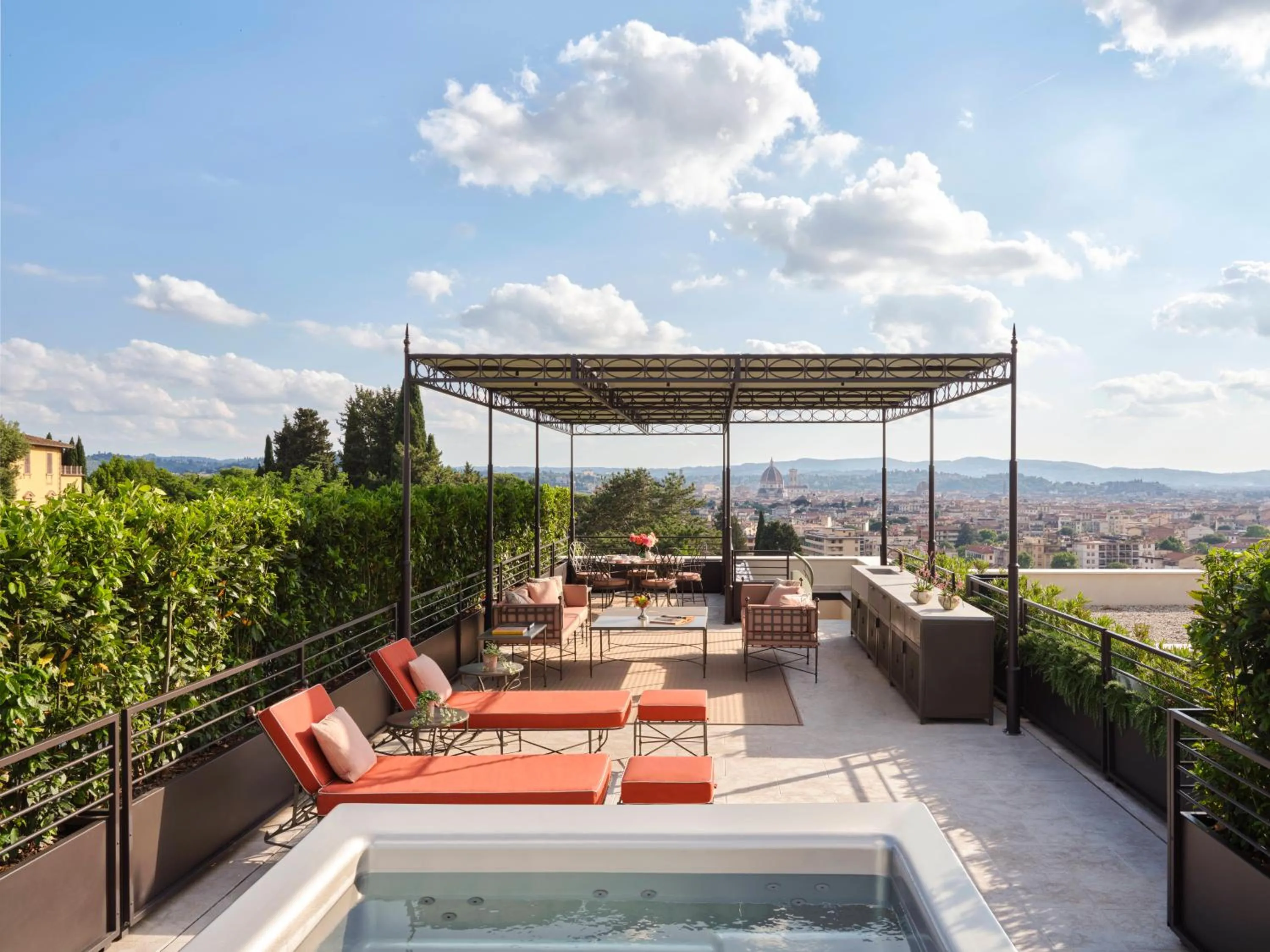 Balcony/Terrace in Collegio alla Querce, Auberge Collection