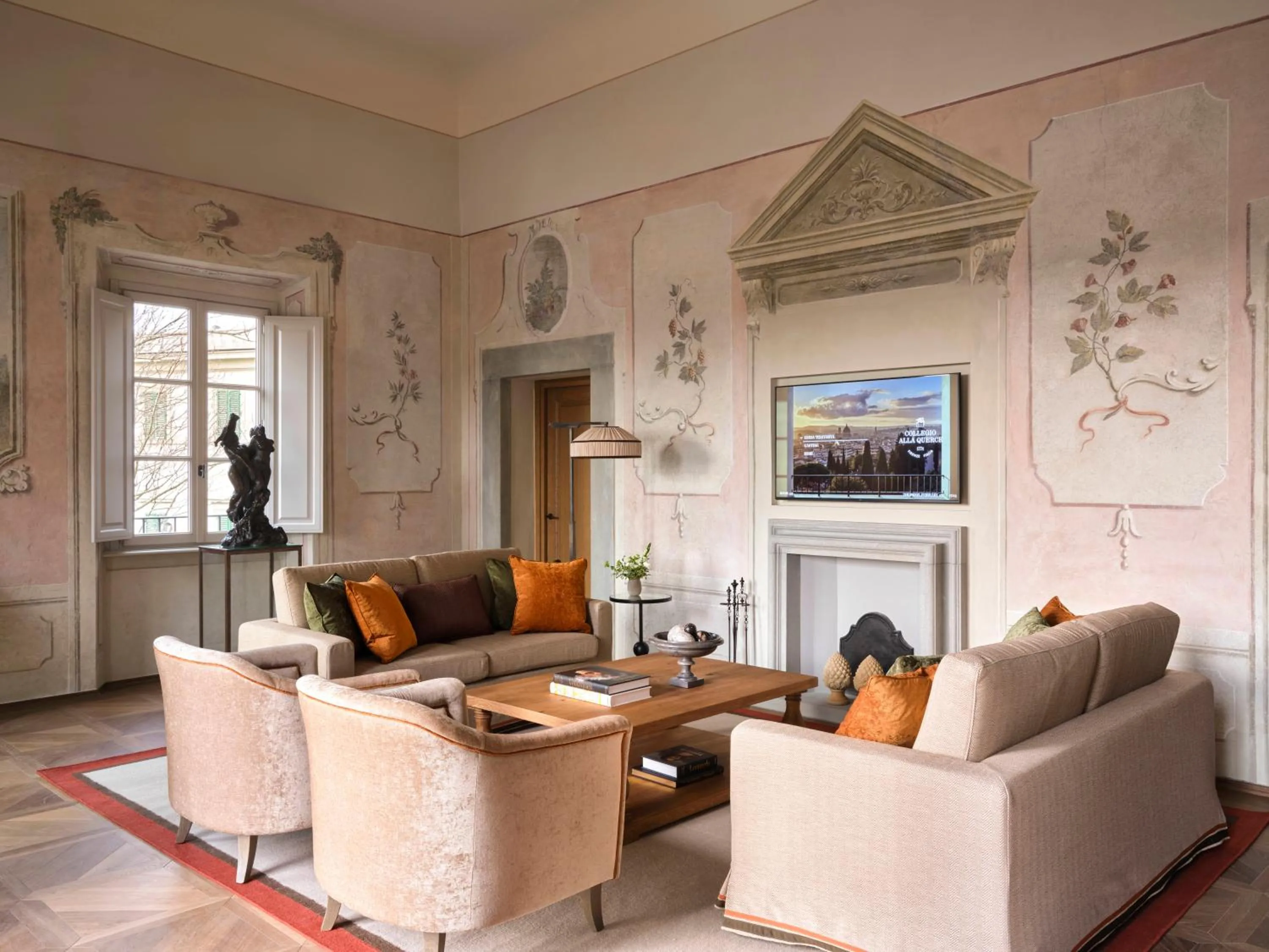 Living room in Collegio alla Querce, Auberge Collection