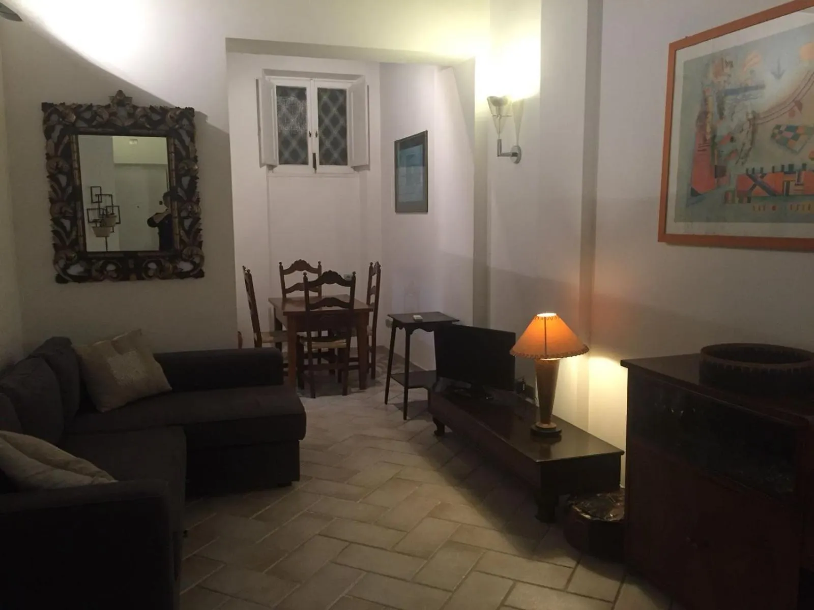 Living room in B&S Suite Colosseo