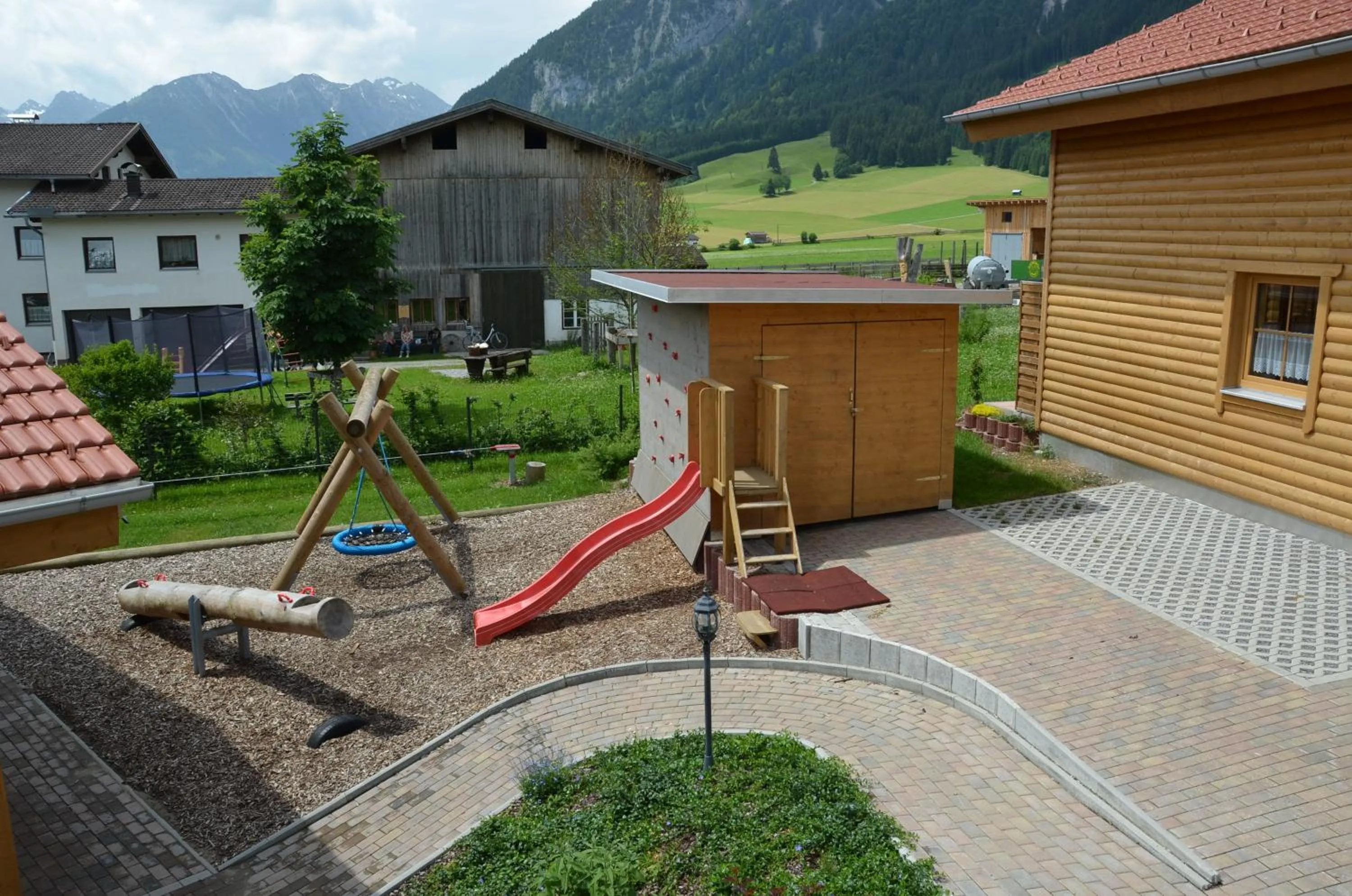 Children play ground in Feriendorf am Hahnenkamm
