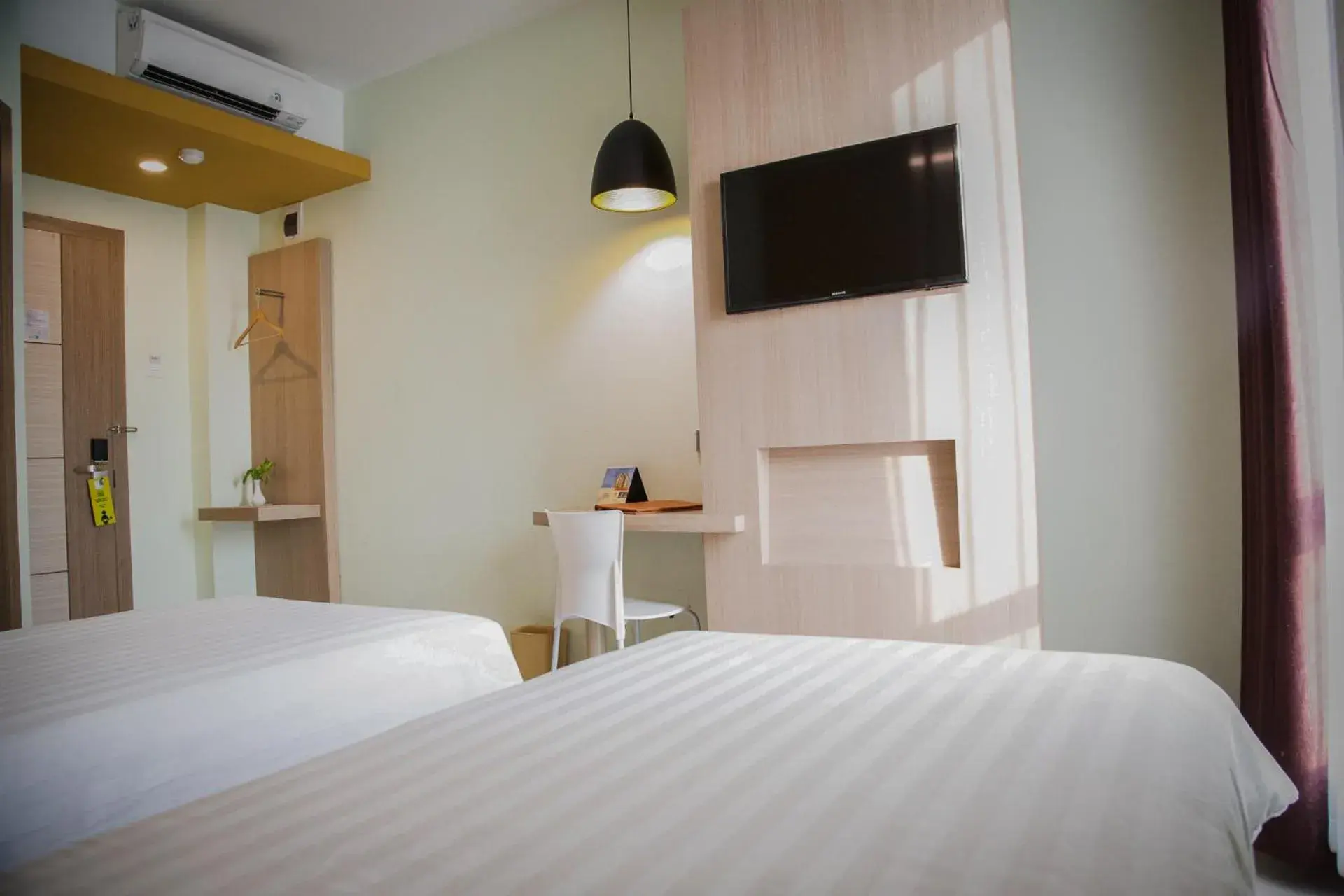 Bed in Infinity Hotel Jambi By Tritama Hospitality Bed in Infinity Hotel Jambi By Tritama Hospitality