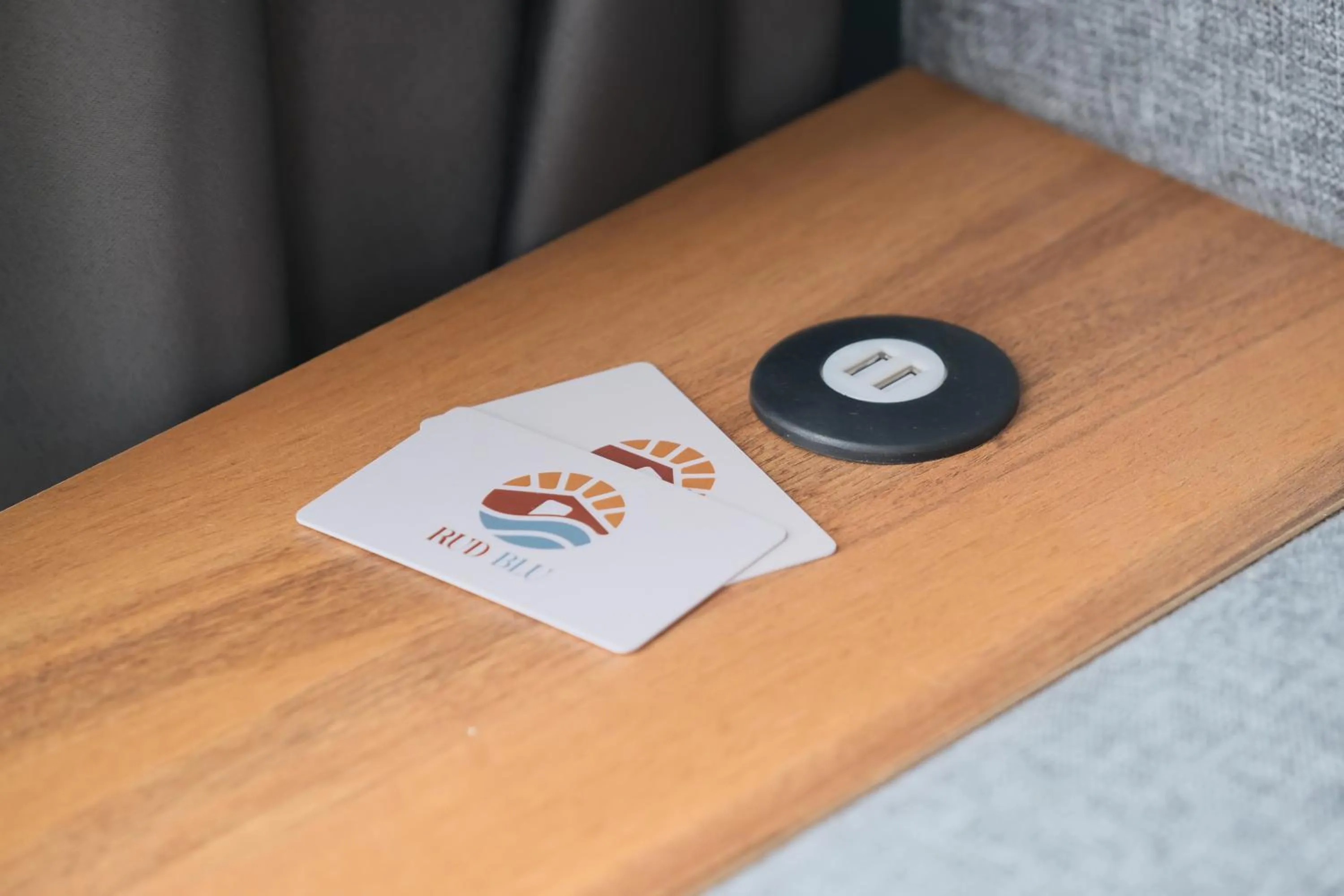 Seating area in RudBlu Suites