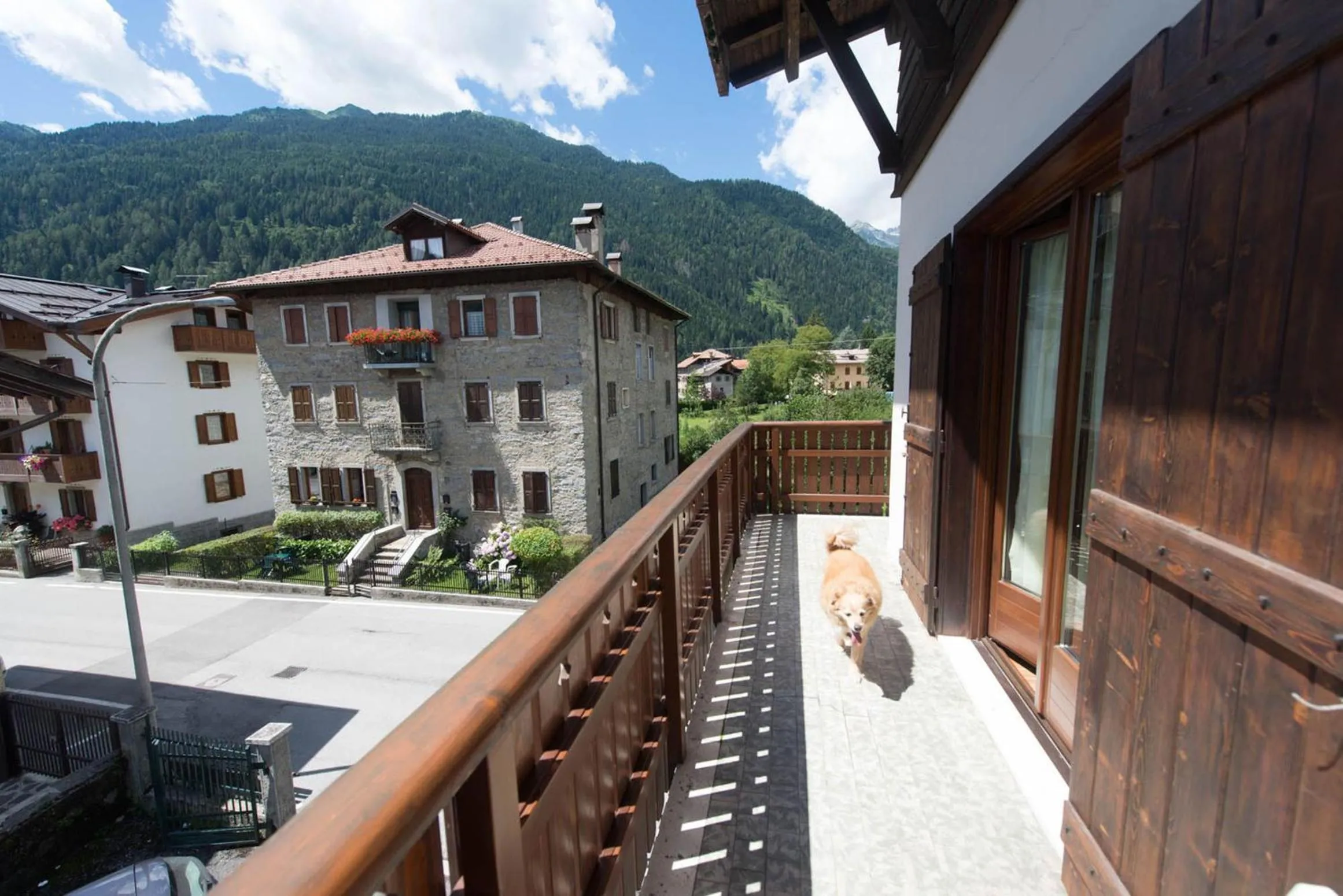 Mountain view in Residence Alpen Casavacanze