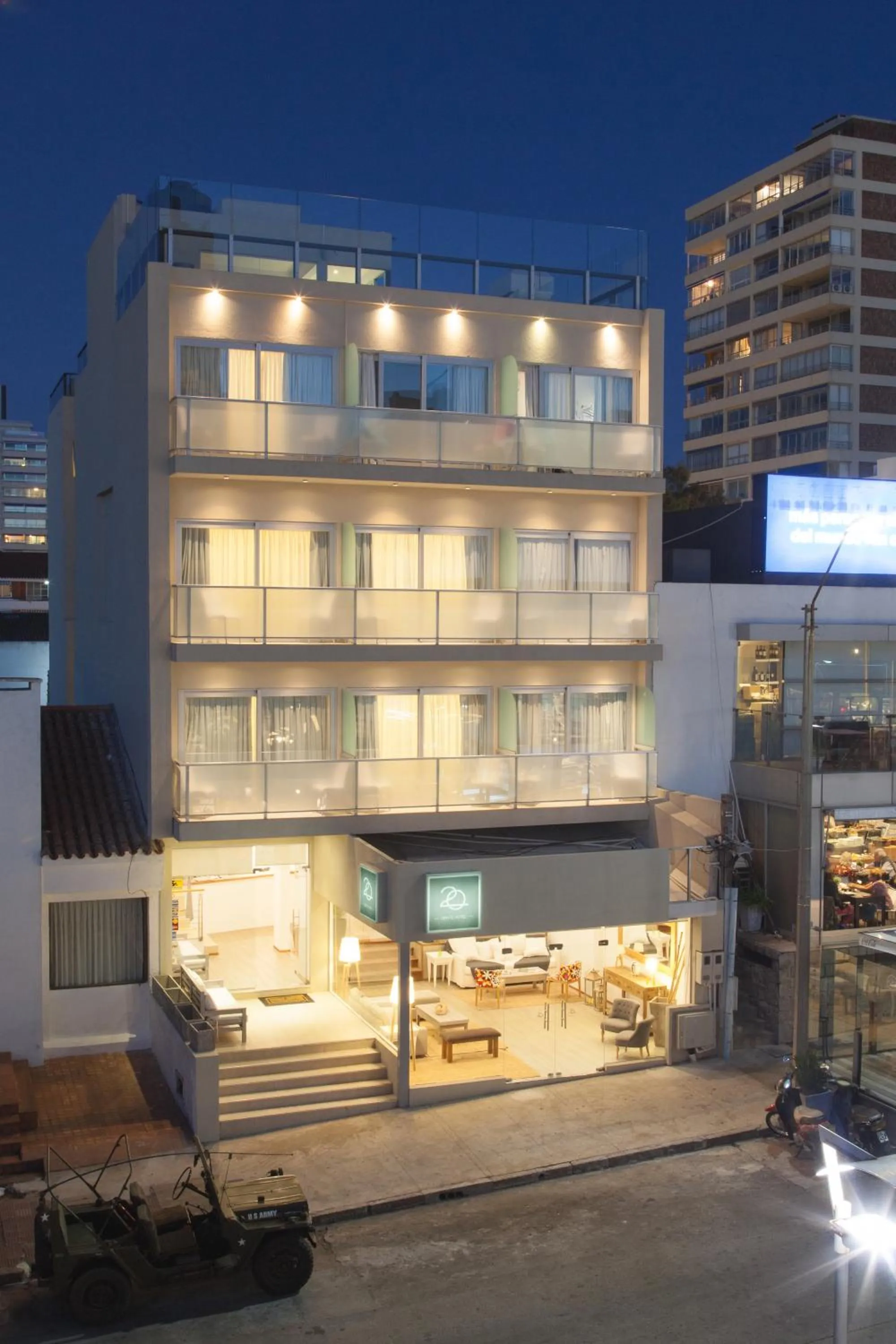 Facade/entrance in 20 Hotel