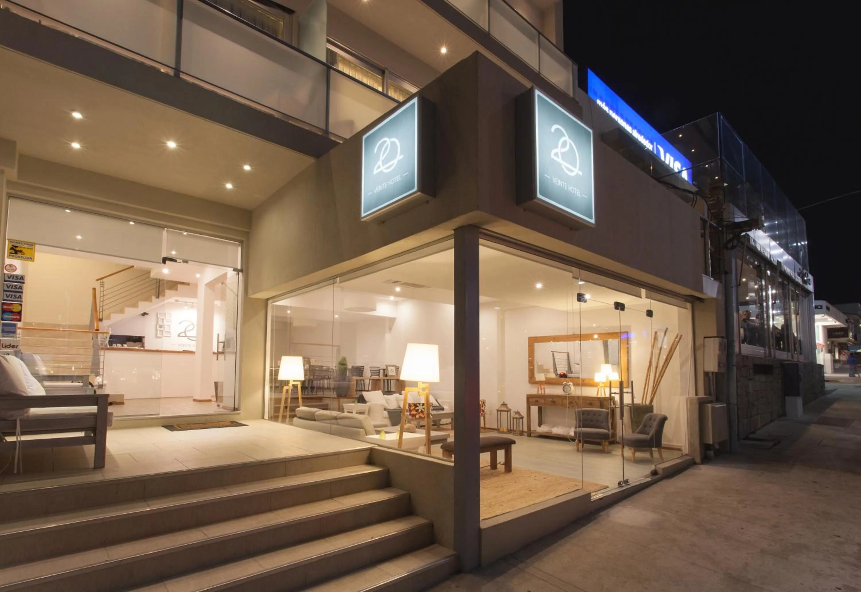 Facade/entrance in 20 Hotel