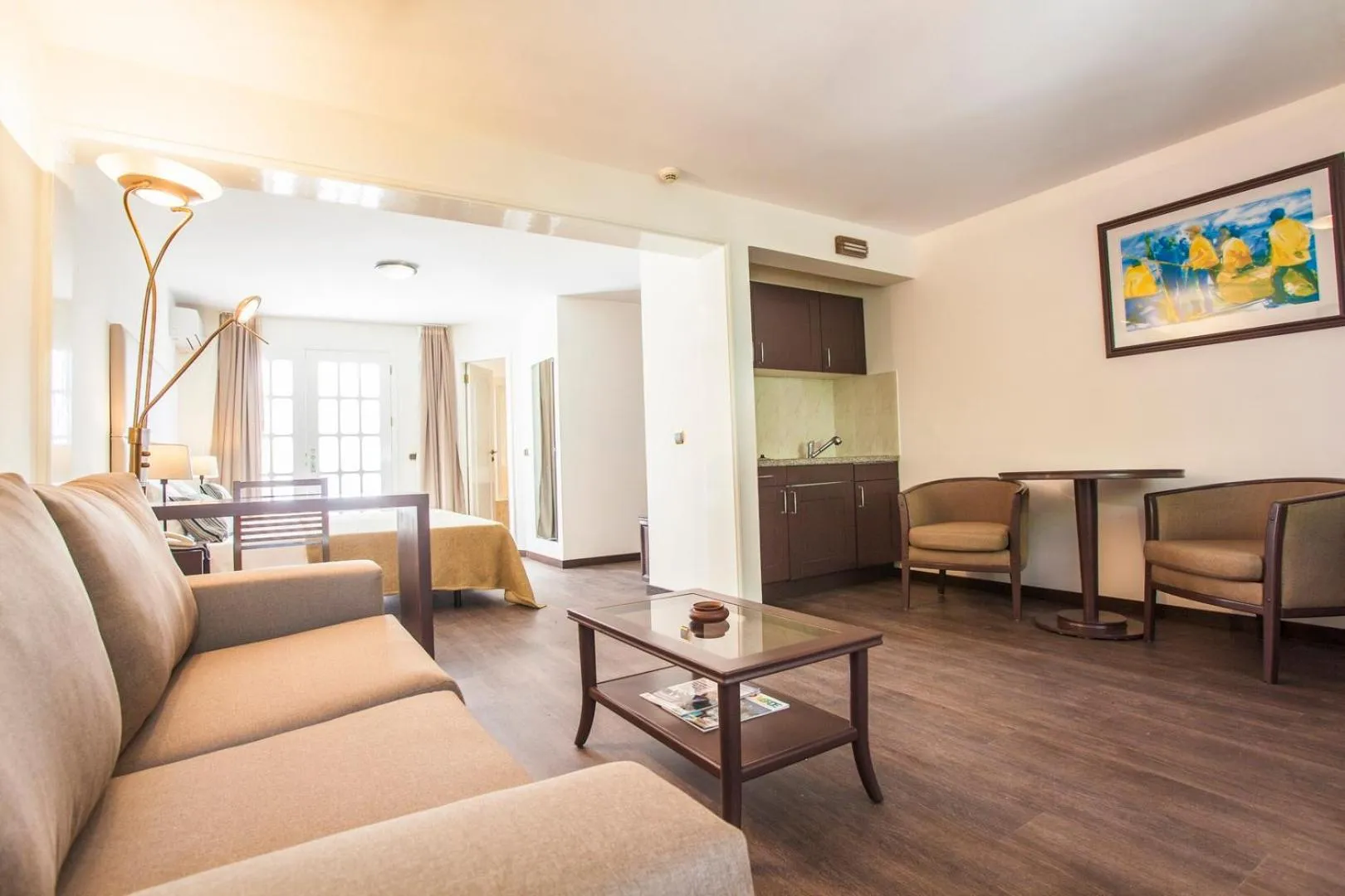 Seating area in Murdeira Village