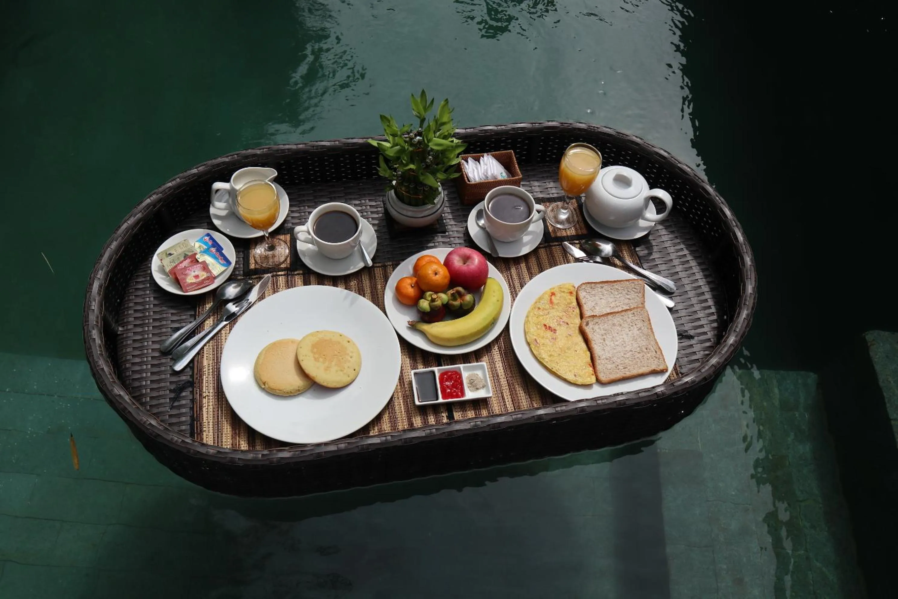 Continental breakfast in The Decks Bali