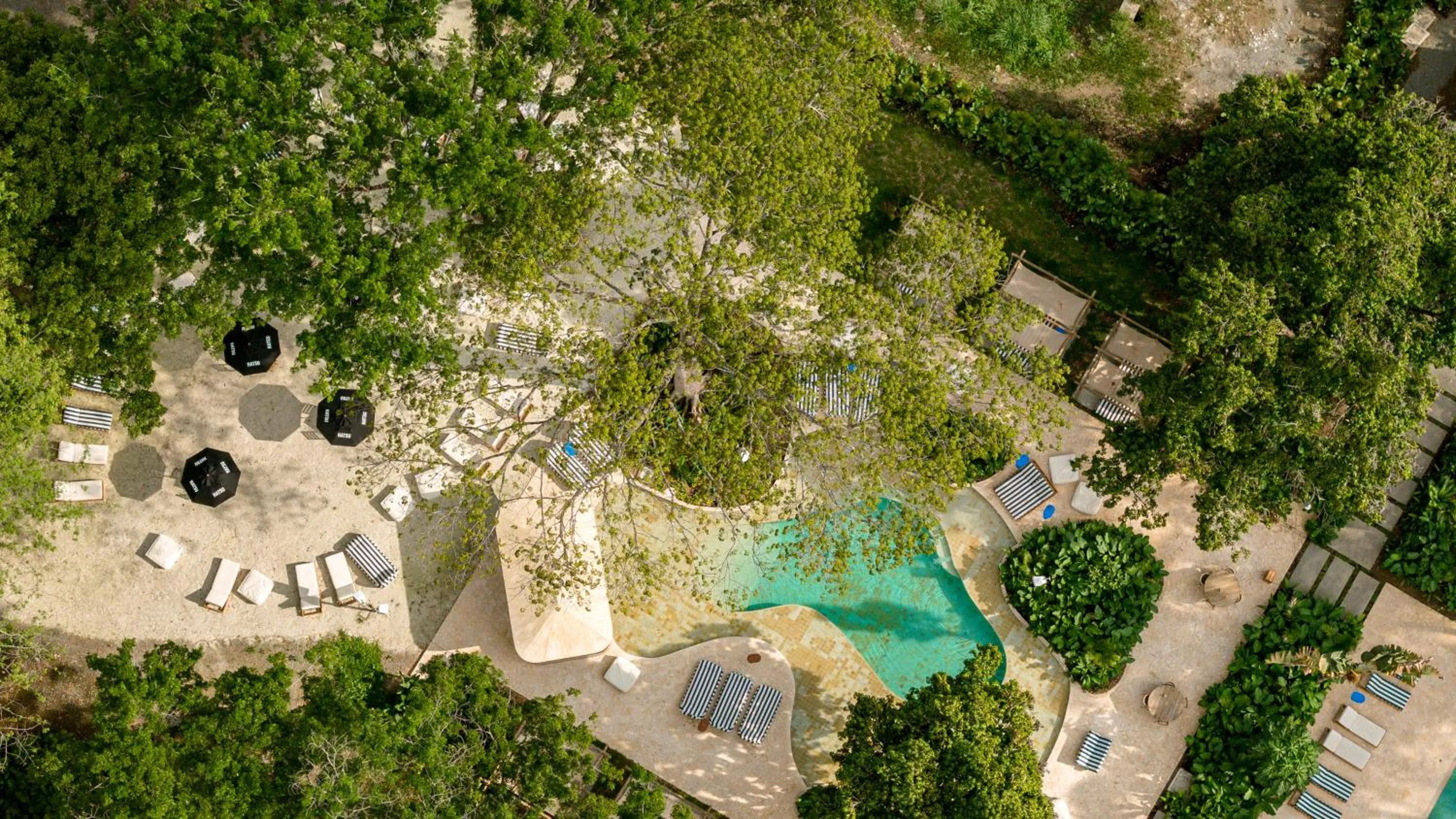 Pool view in Arde La Selva