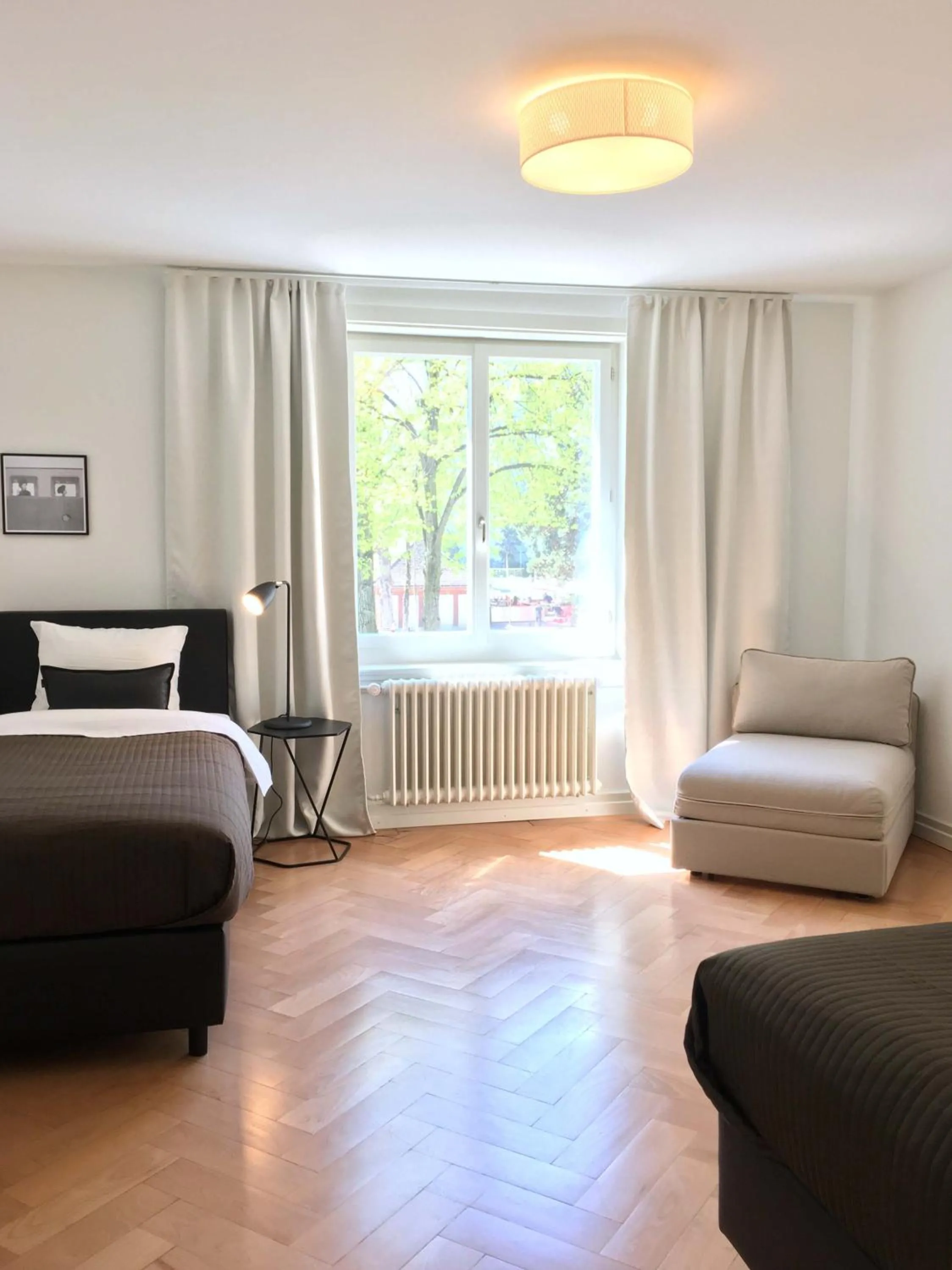 Bed in Viadukt Apartments