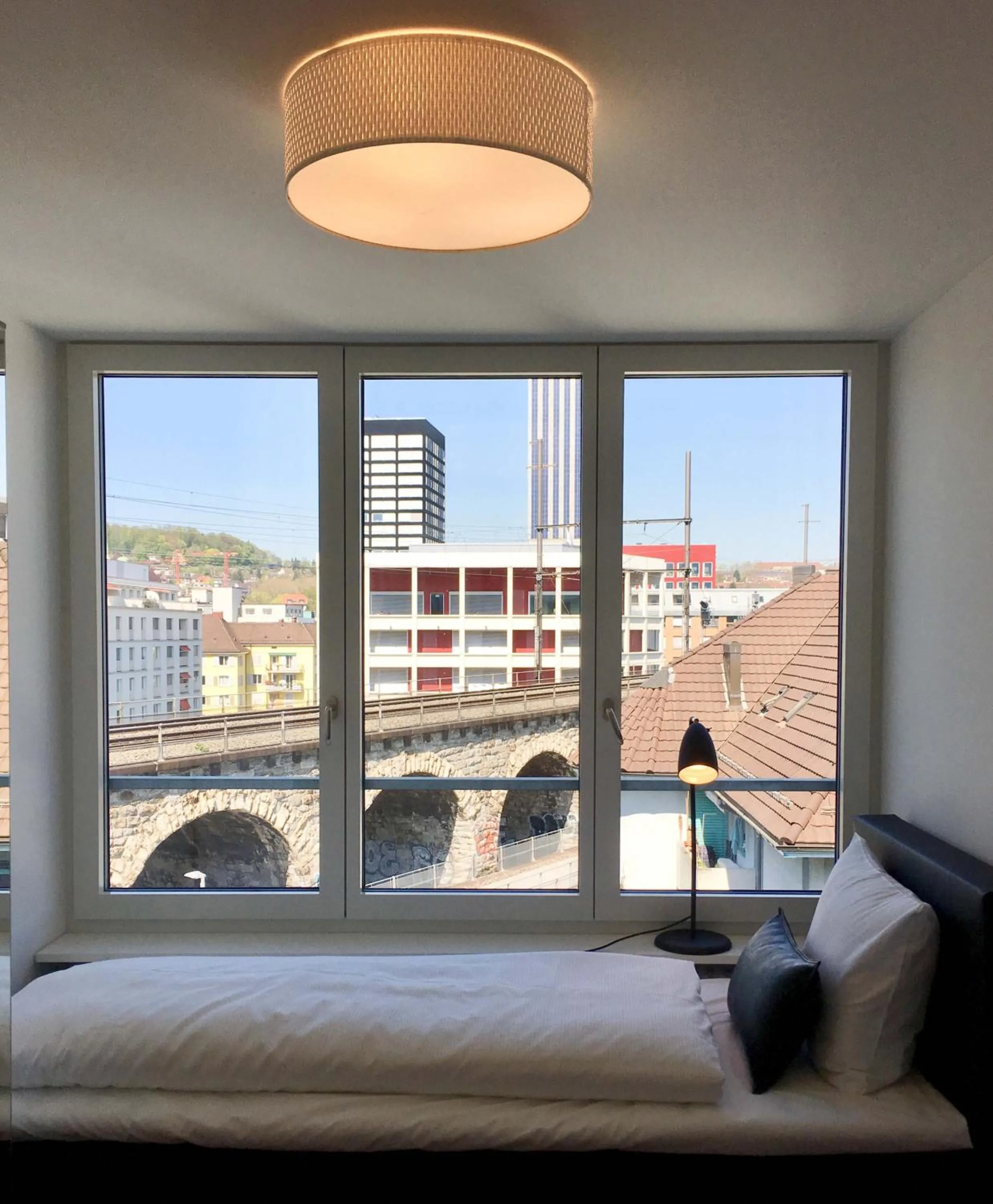 Bed in Viadukt Apartments