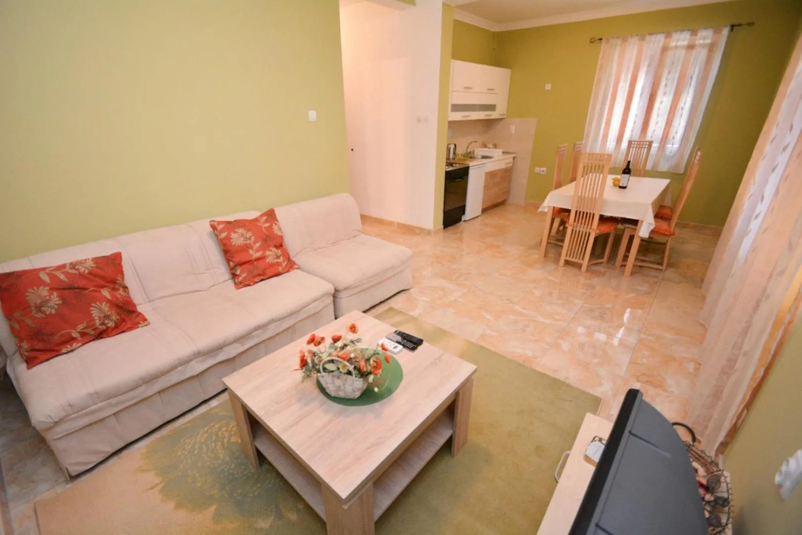 Living room in Marinero Apartments