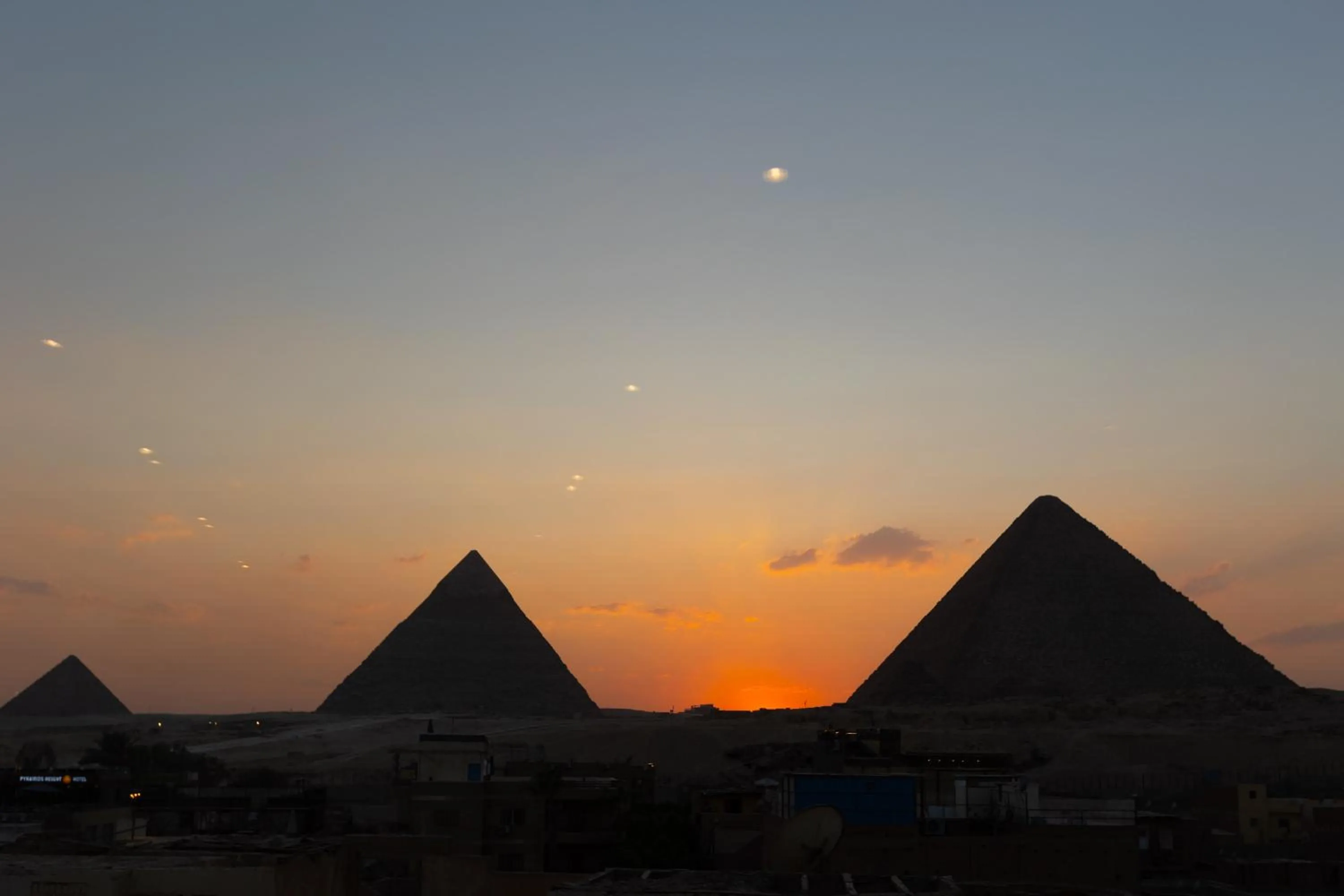 Sunset in AL Farida Boutique Pyramids
