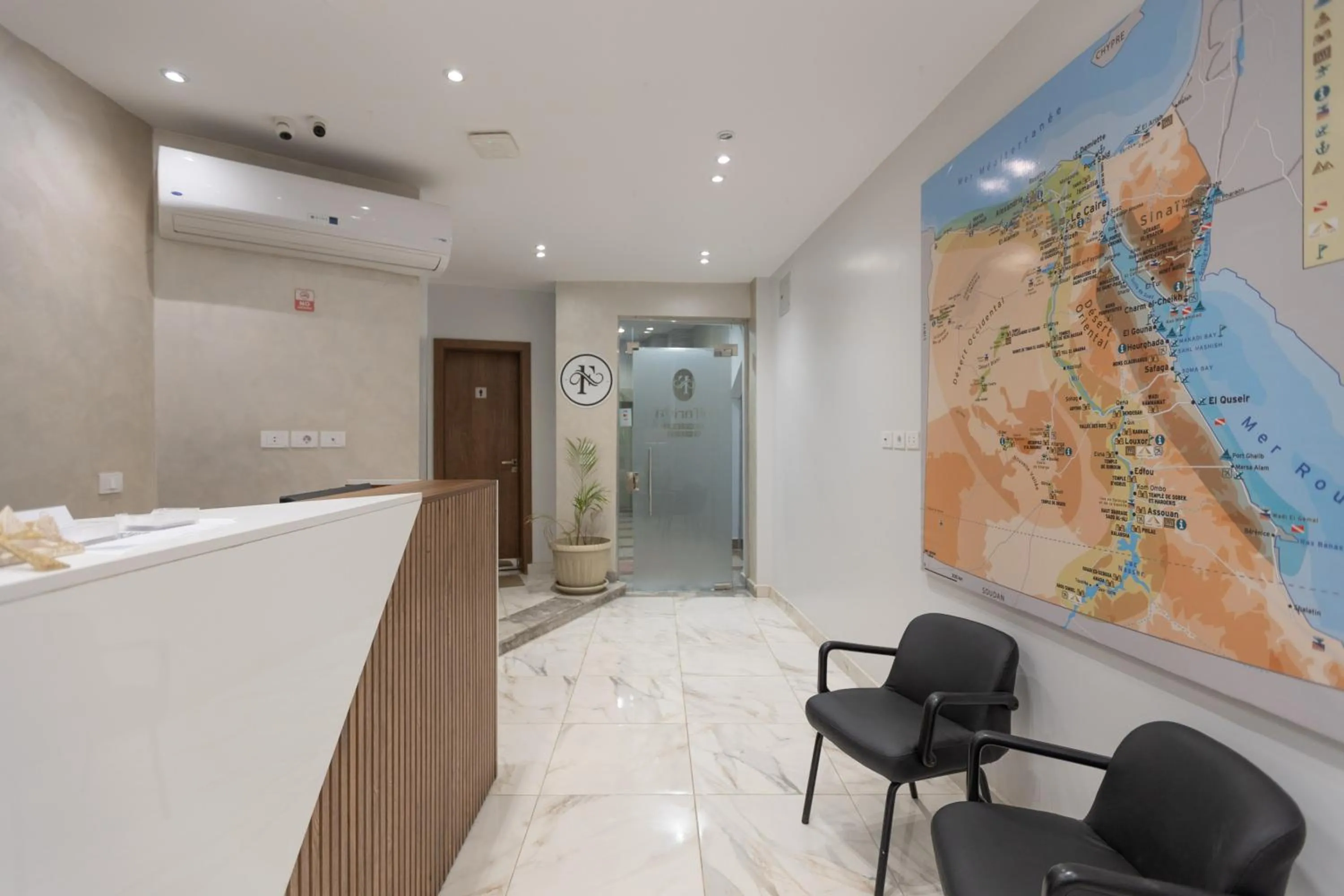 Seating area in AL Farida Boutique Pyramids