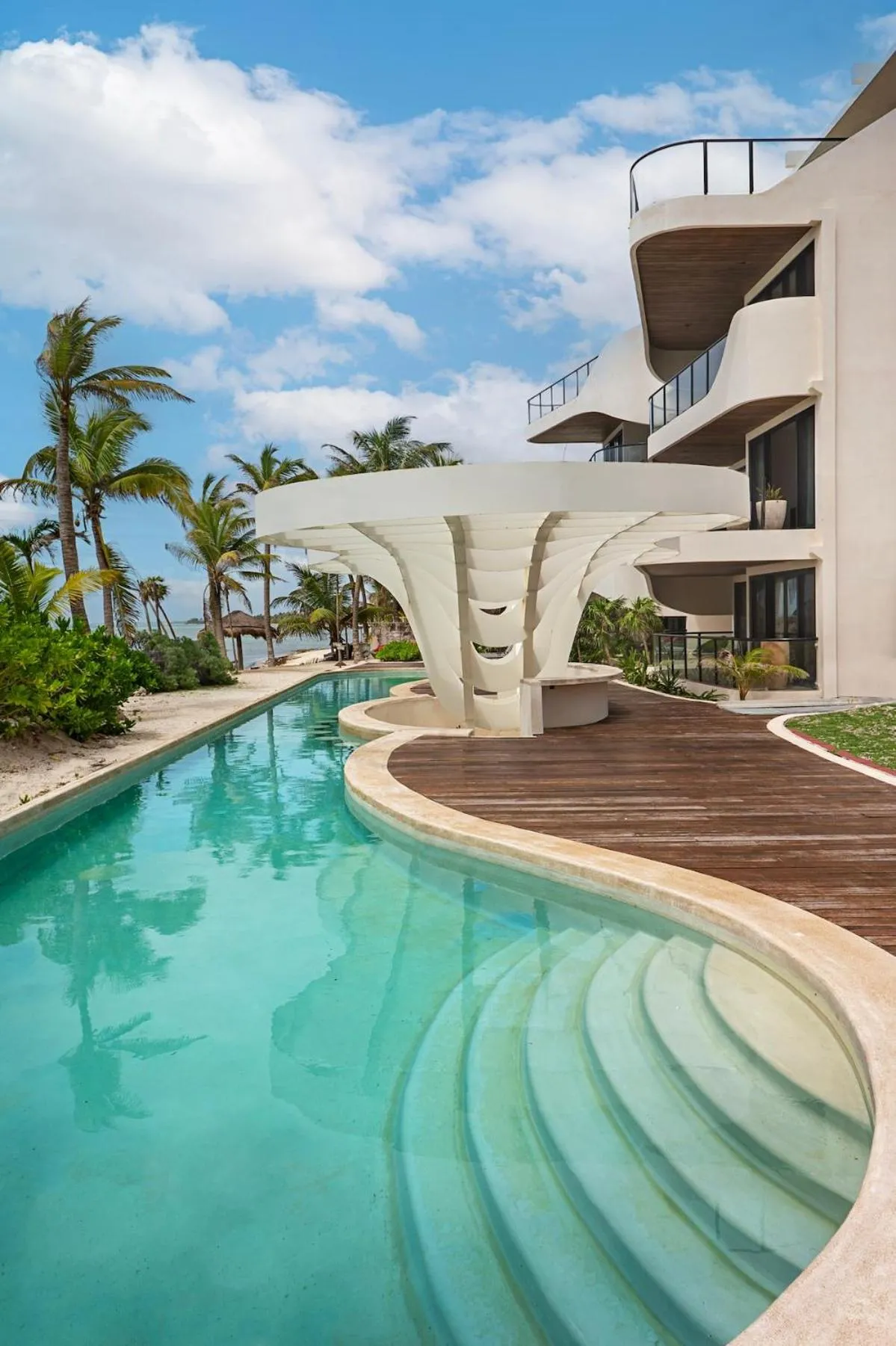Oceanview 2BR Apartment,Tankah Bay , Gated