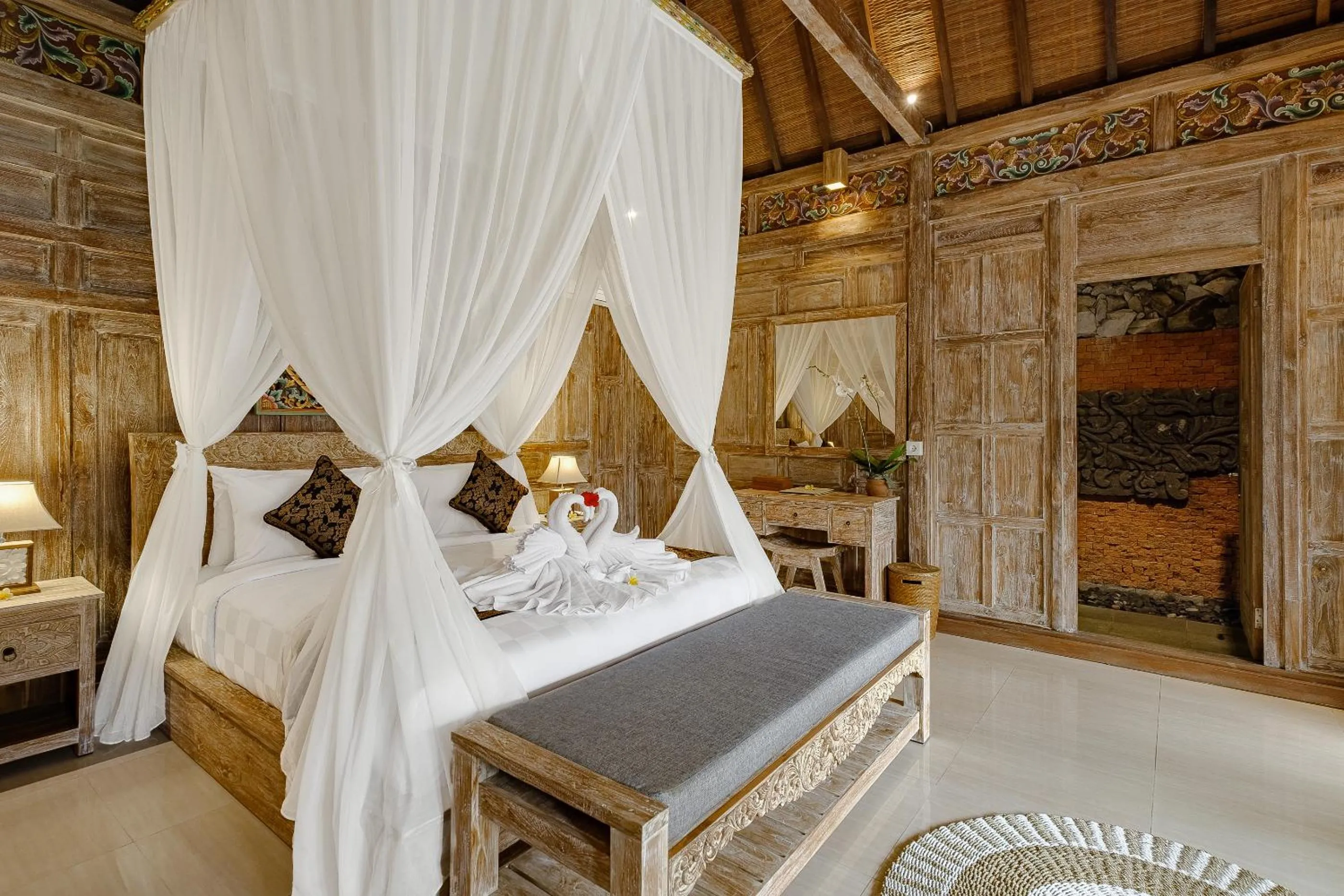 Bed in Astala Ubud Villa