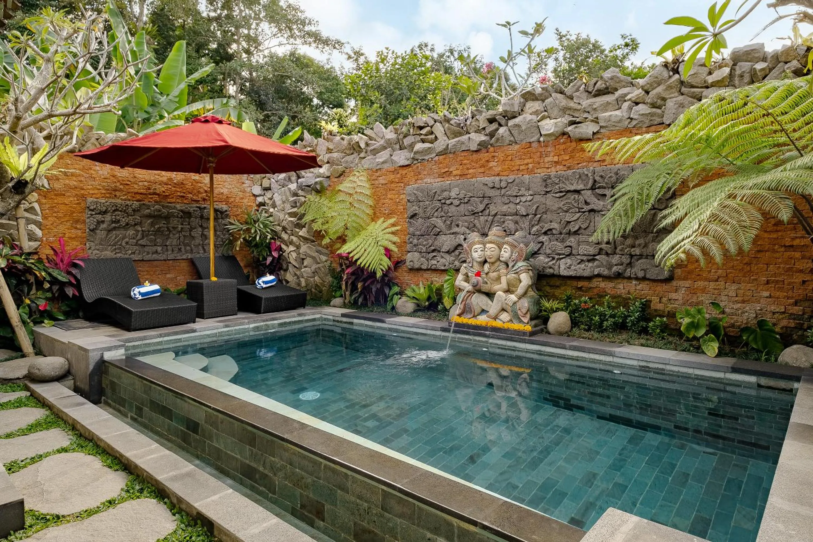 Patio in Astala Ubud Villa