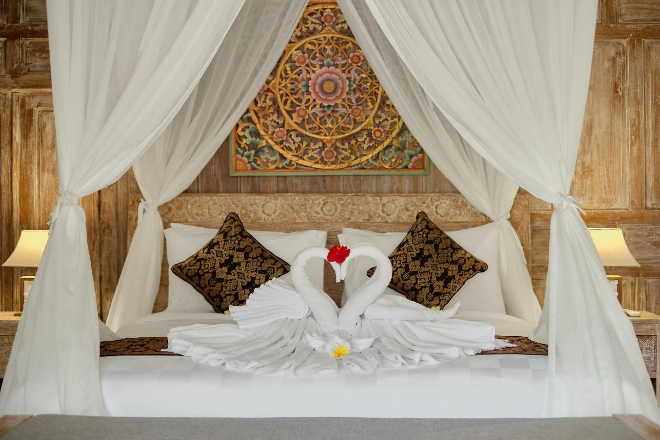 Bed in Astala Ubud Villa