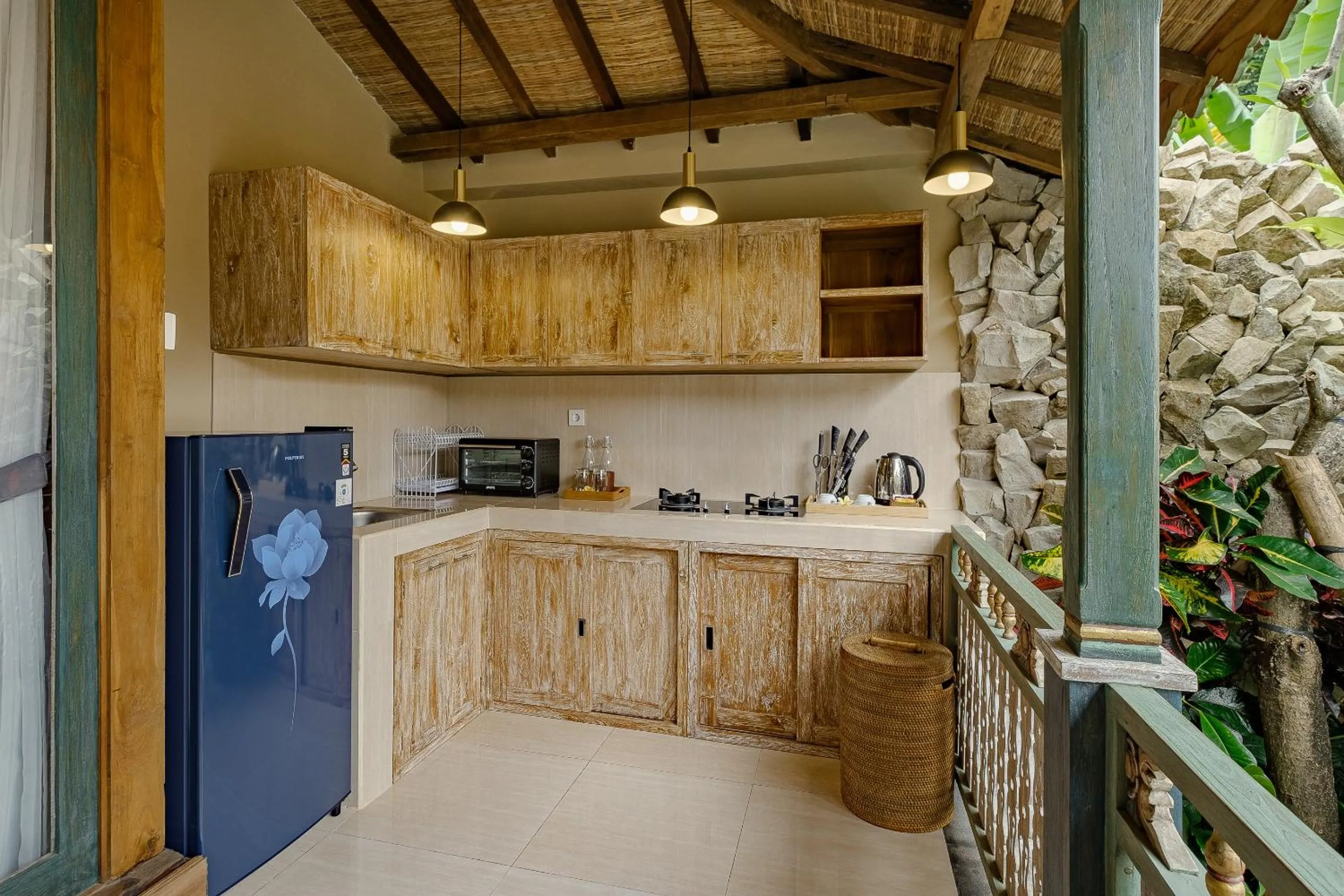 Kitchen or kitchenette in Astala Ubud Villa