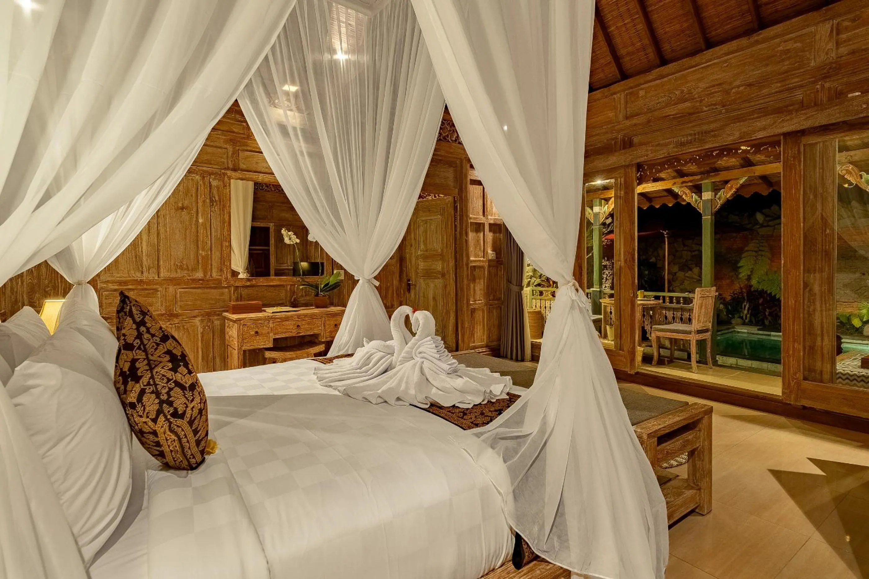 Bed in Astala Ubud Villa