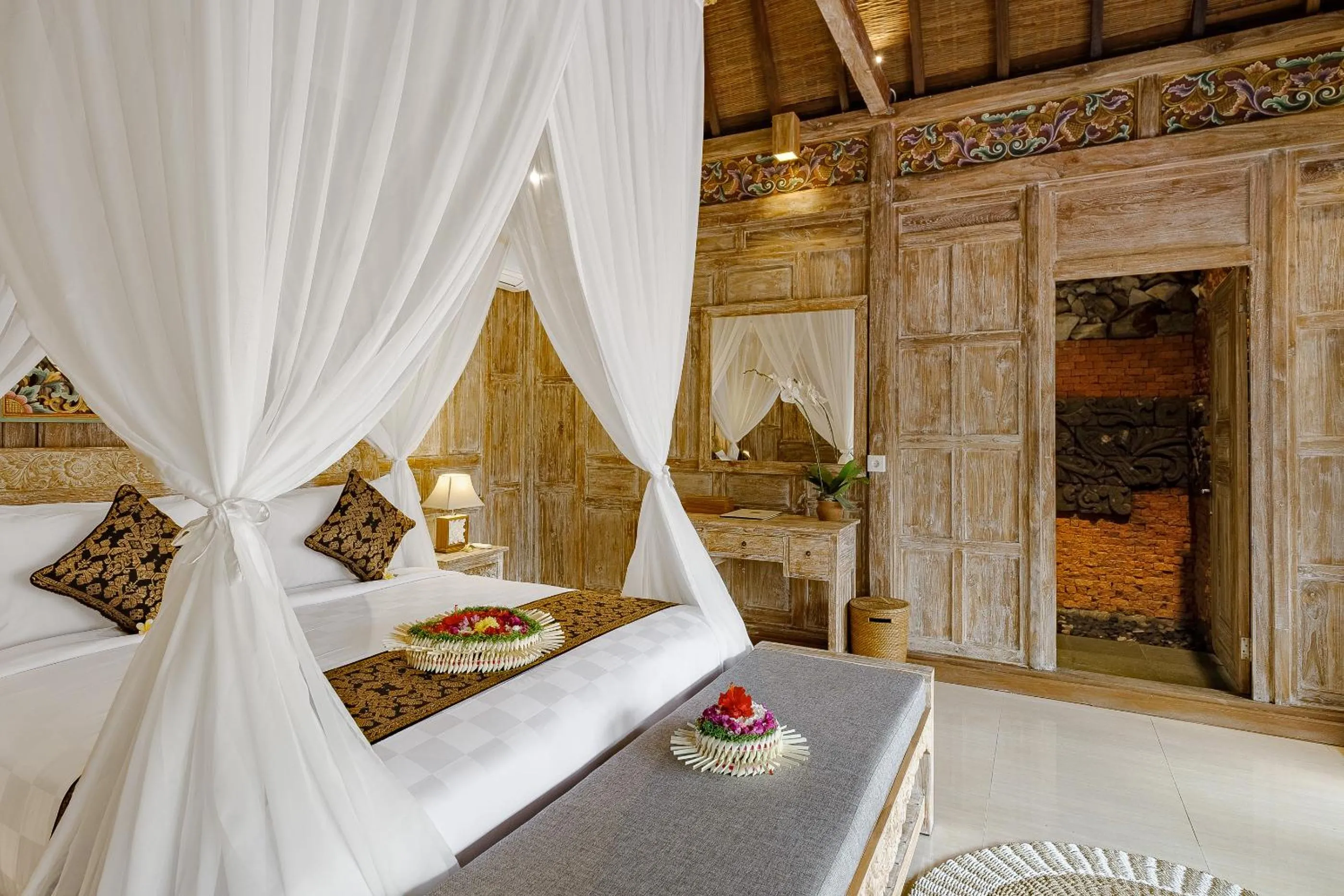 Bed in Astala Ubud Villa