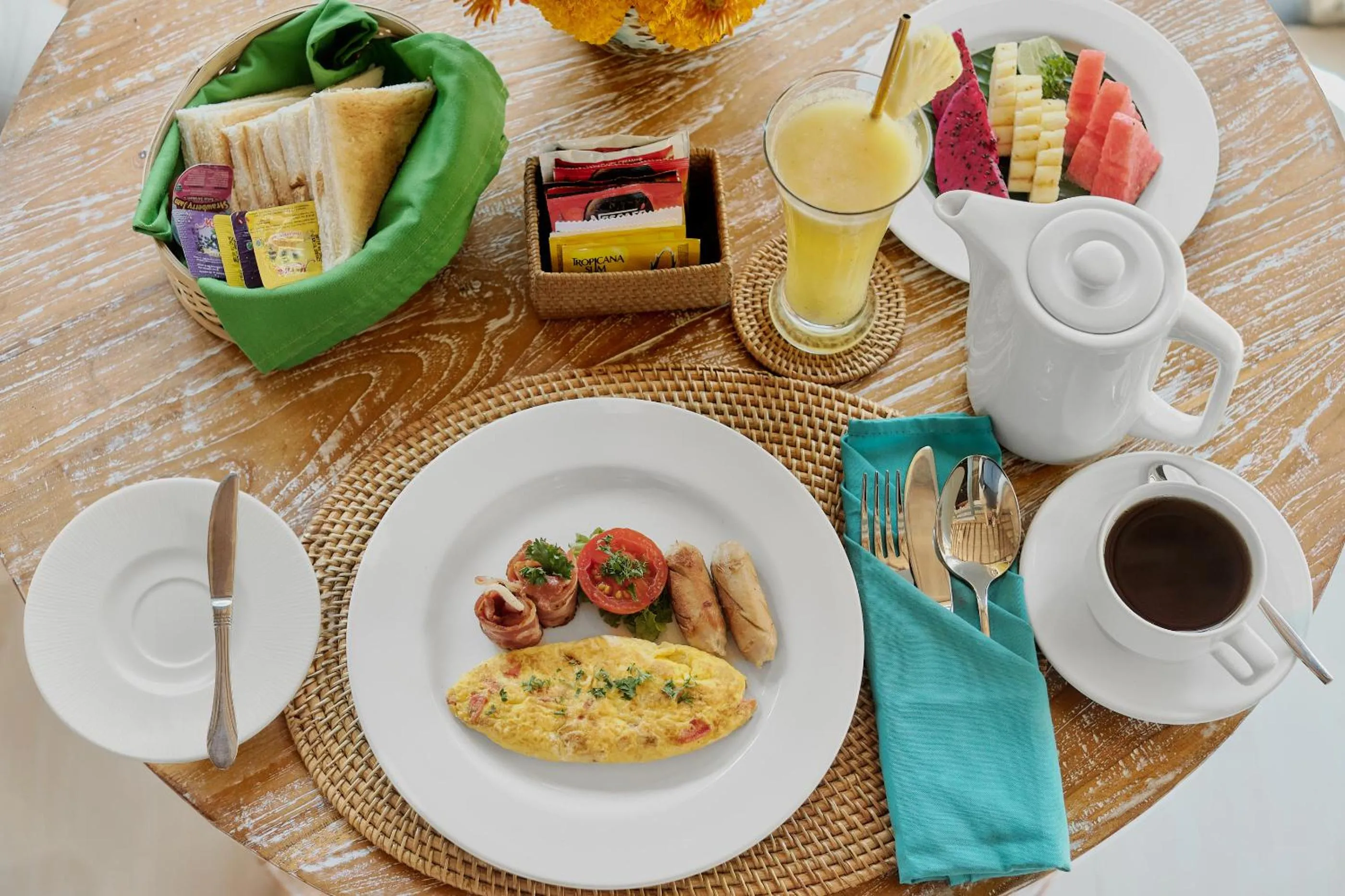 Breakfast in Astala Ubud Villa